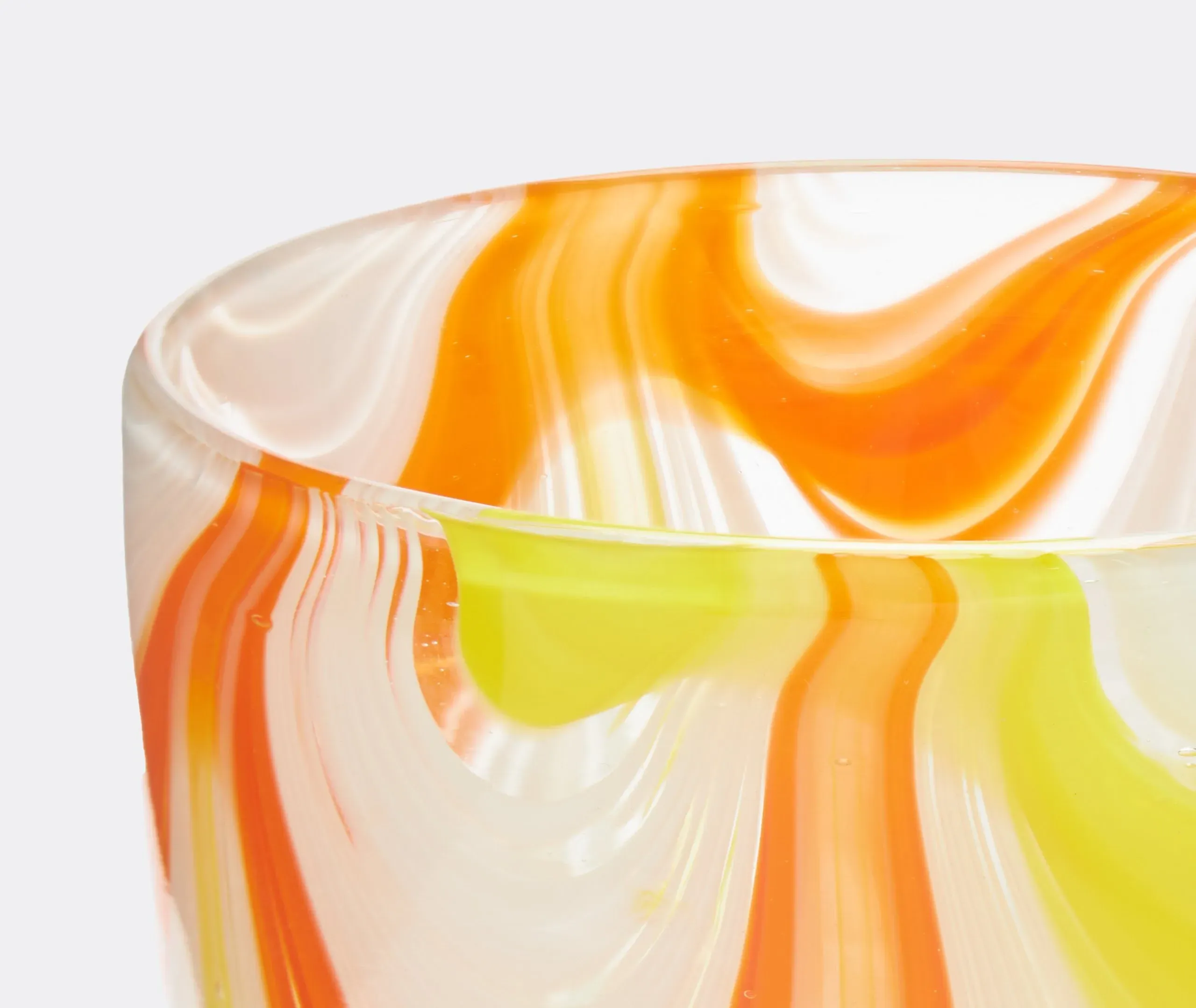 Jackie Water Tumbler - Multicolor, Murano Glass