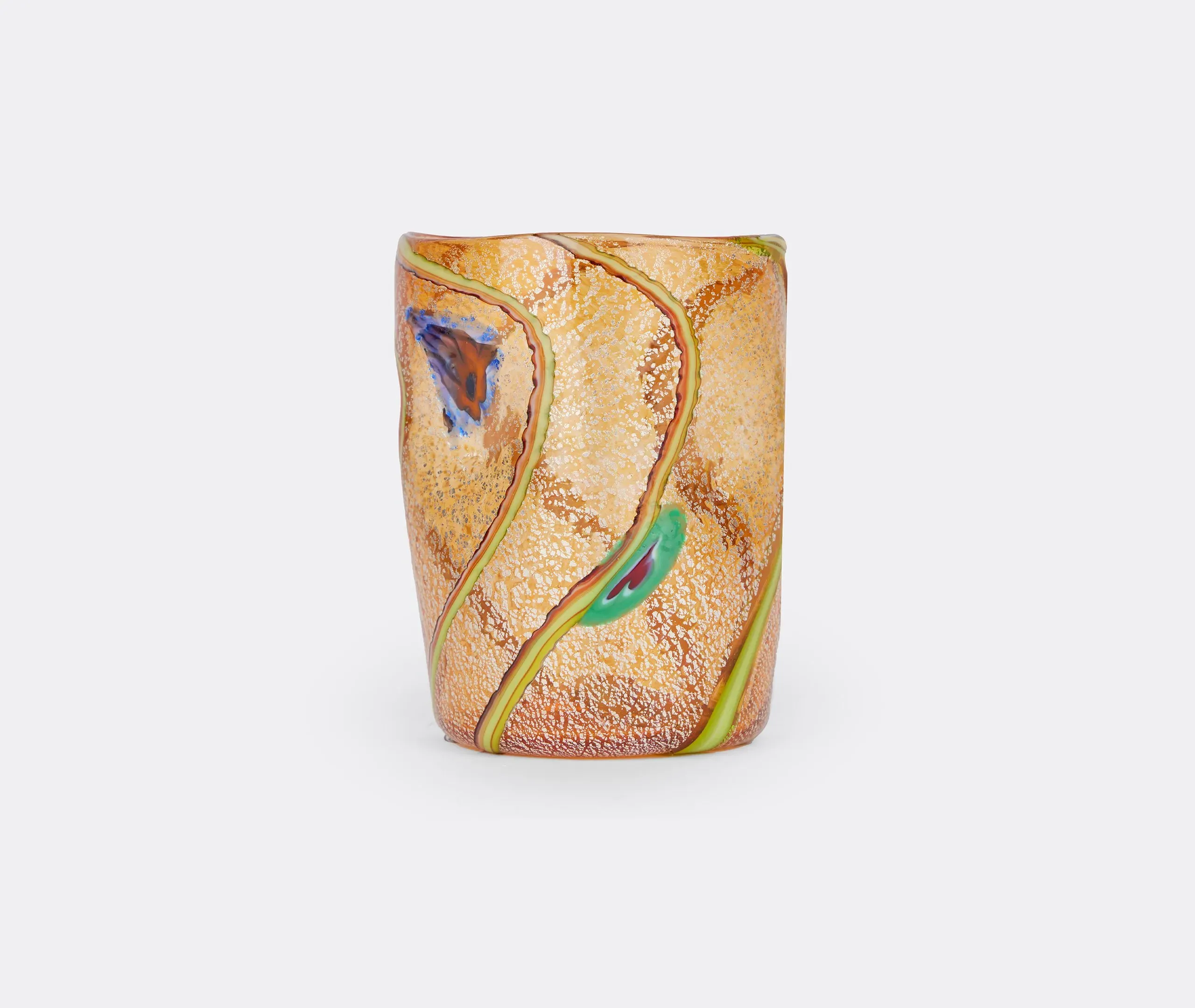 Pennellate Water Glass Set of 6 - Orange