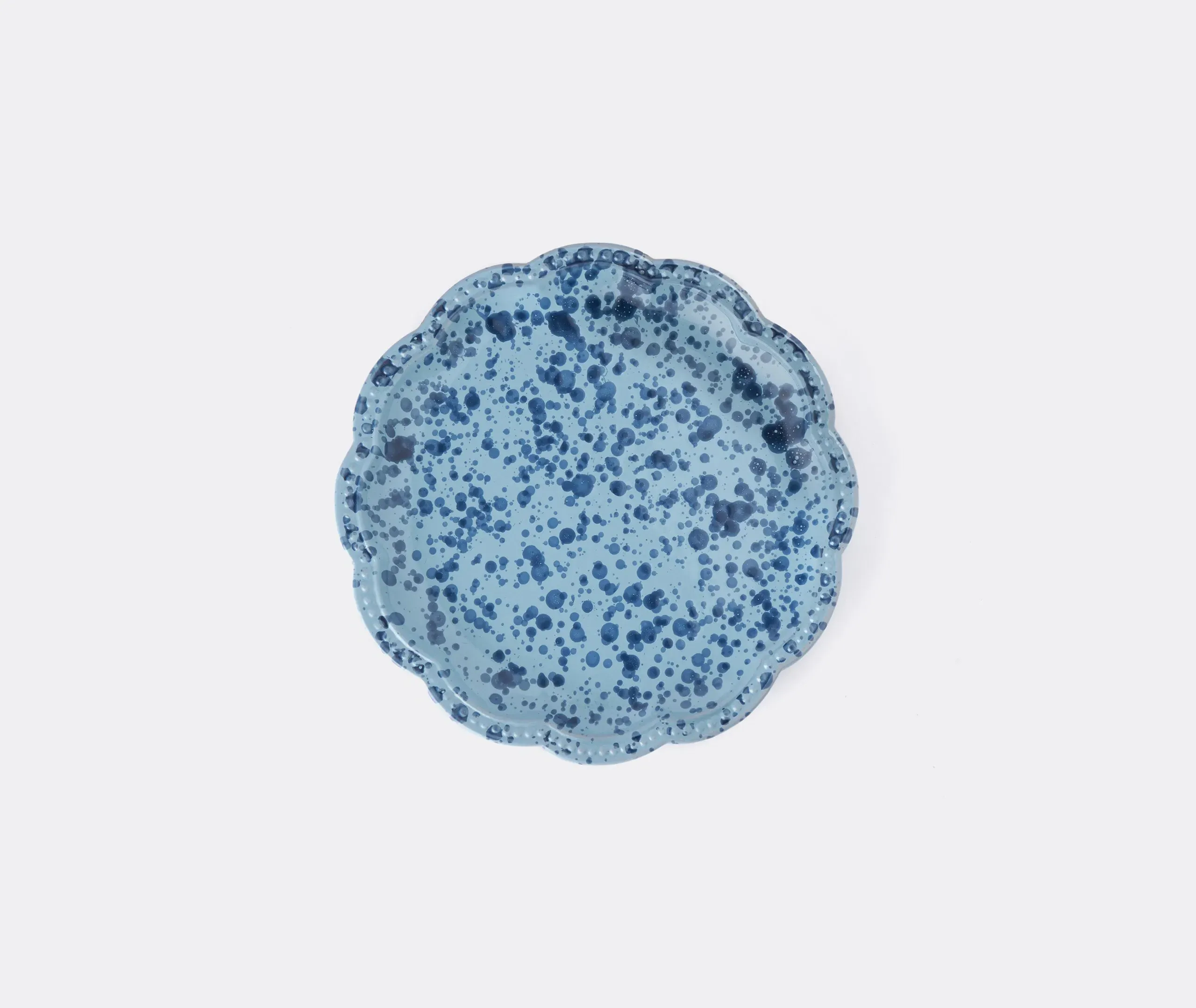 Speckled Dinner Plate - Blue, Ceramic image