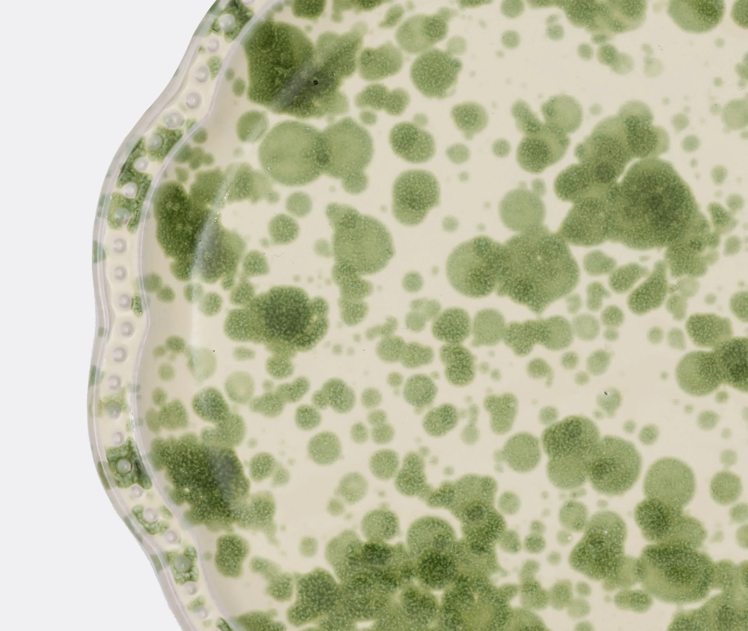 Speckled Dinner Plate - Green, Ceramic
