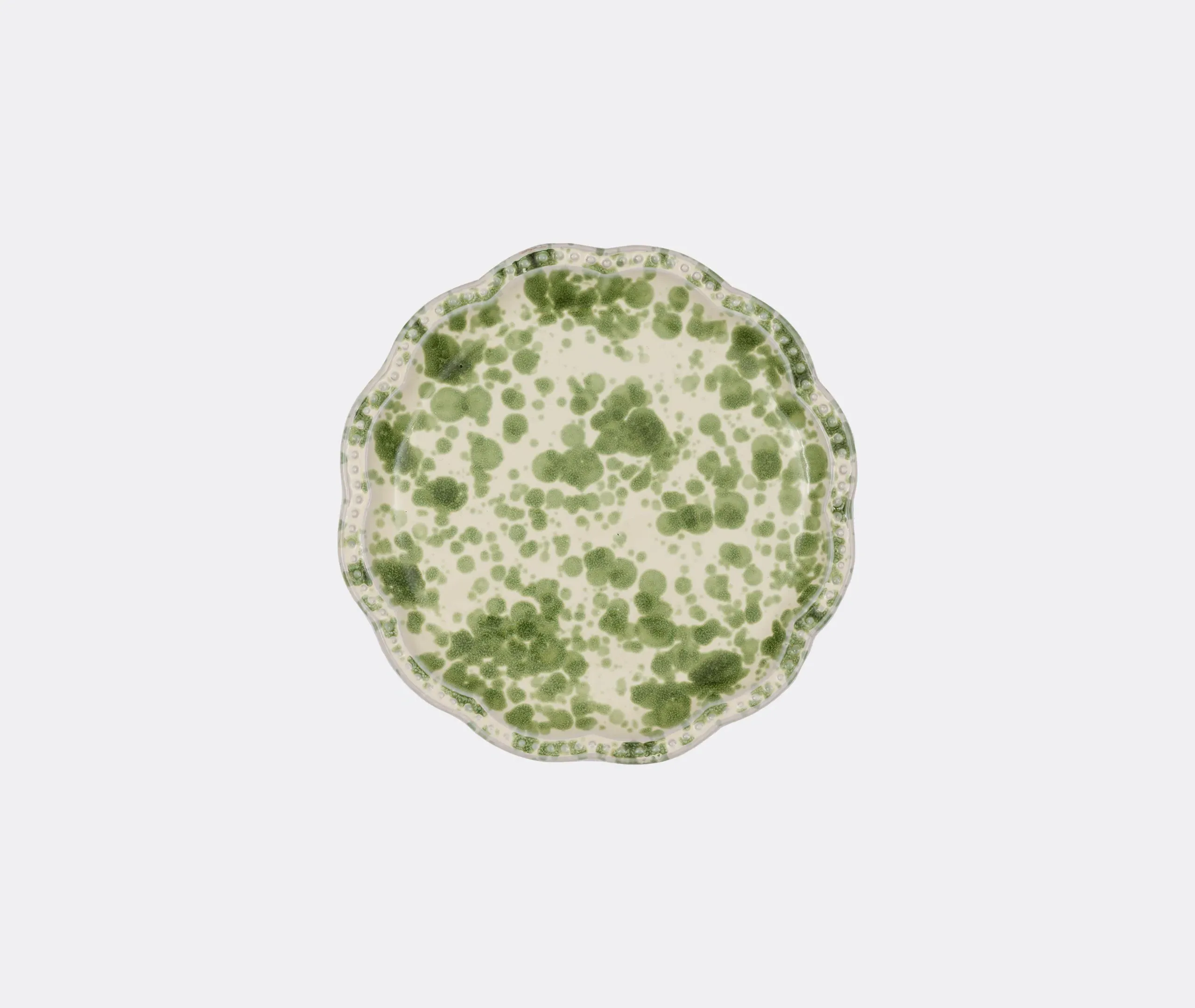Speckled Dinner Plate - Green, Ceramic image