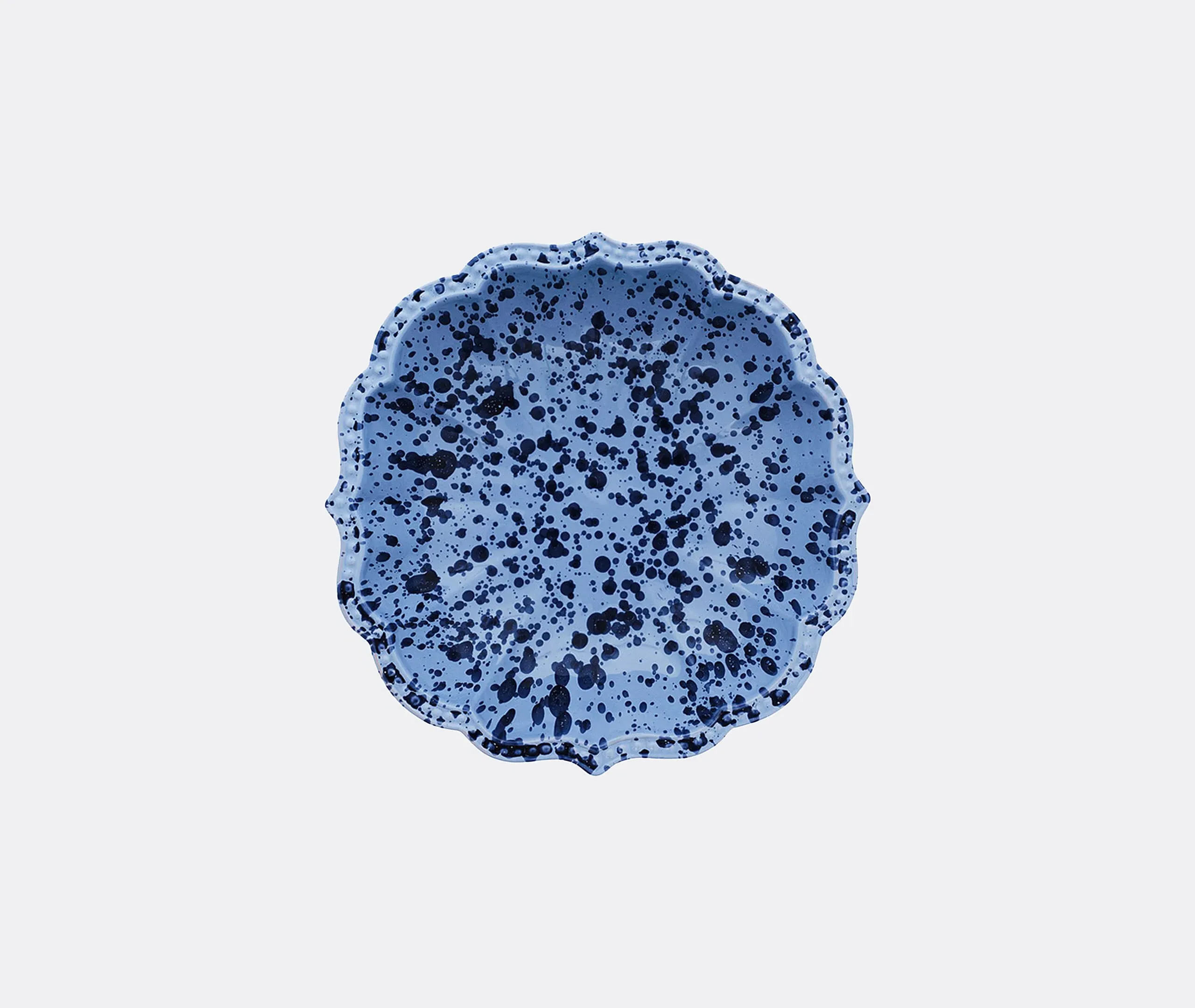 Speckled Serving Bowl - Blue, Ceramic