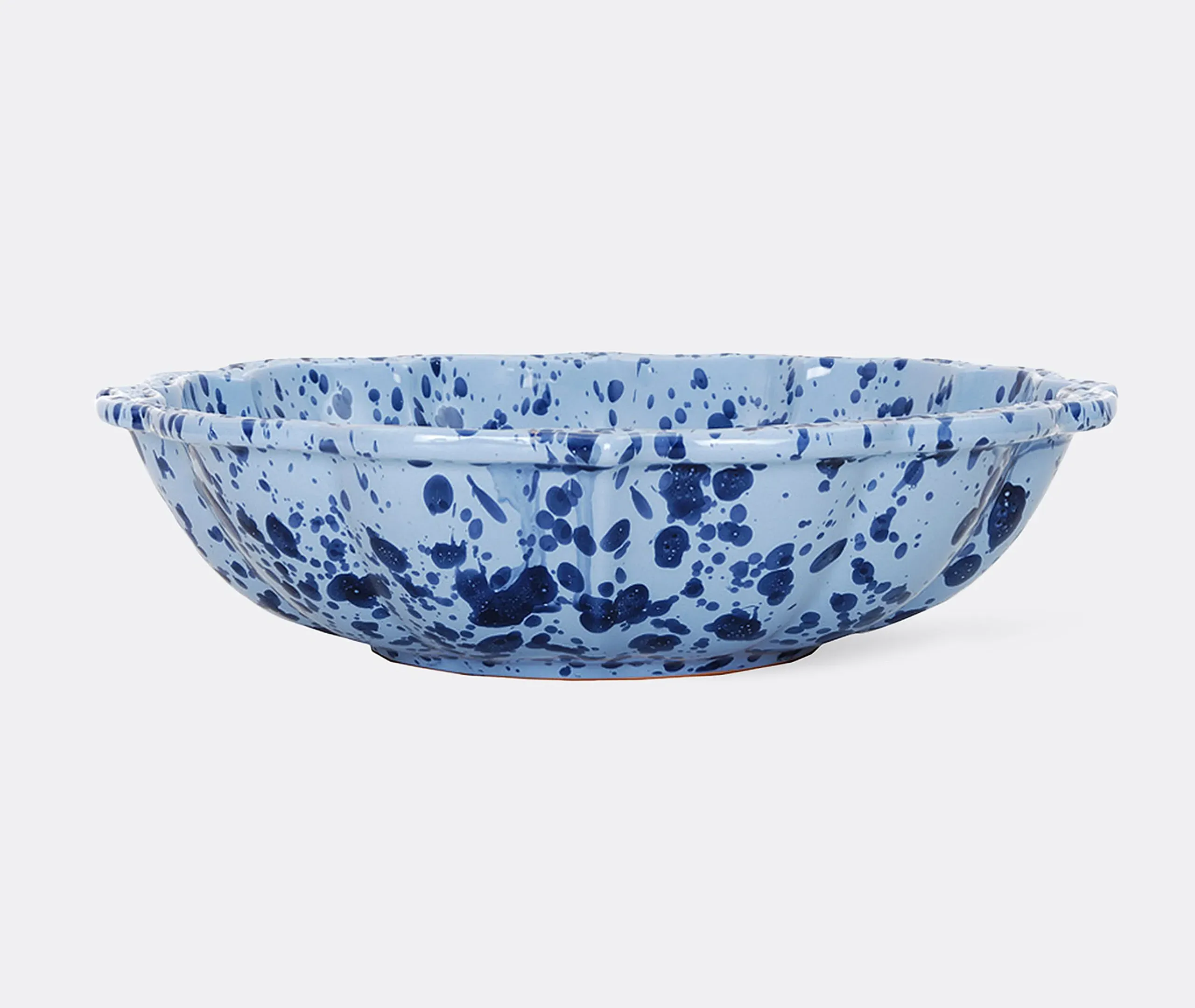 Speckled Serving Bowl - Blue, Ceramic image