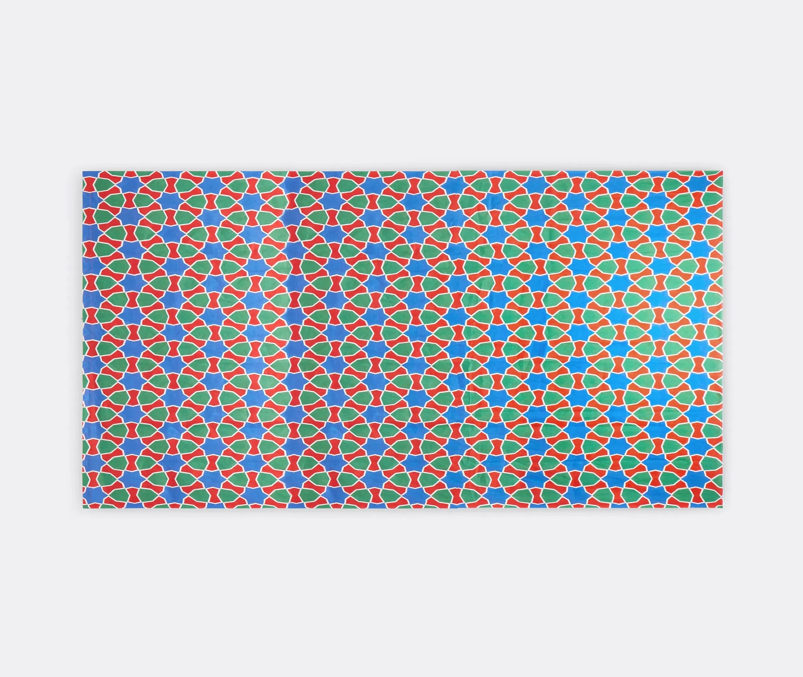 Tiles Rectangular Tablecloth - Multicolor, Linen