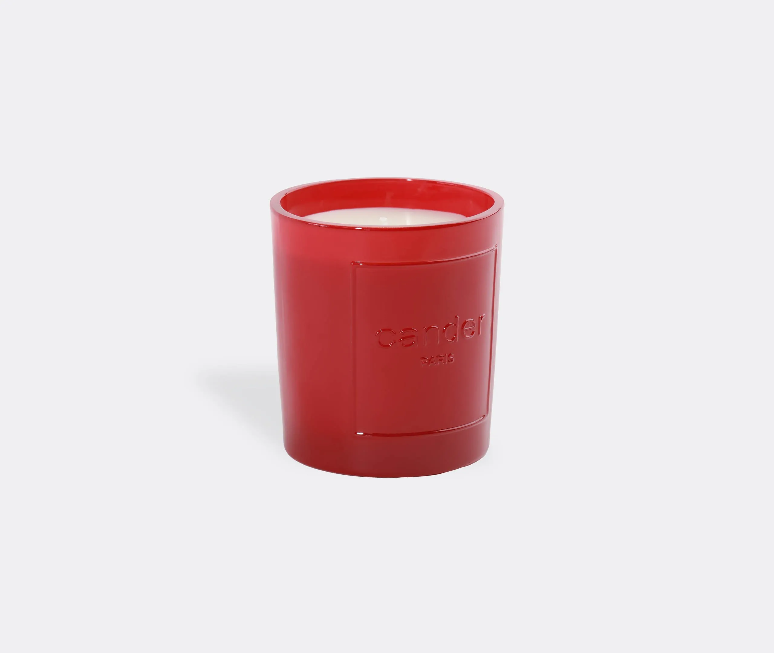 Fete Scented Candle - Red, Glass