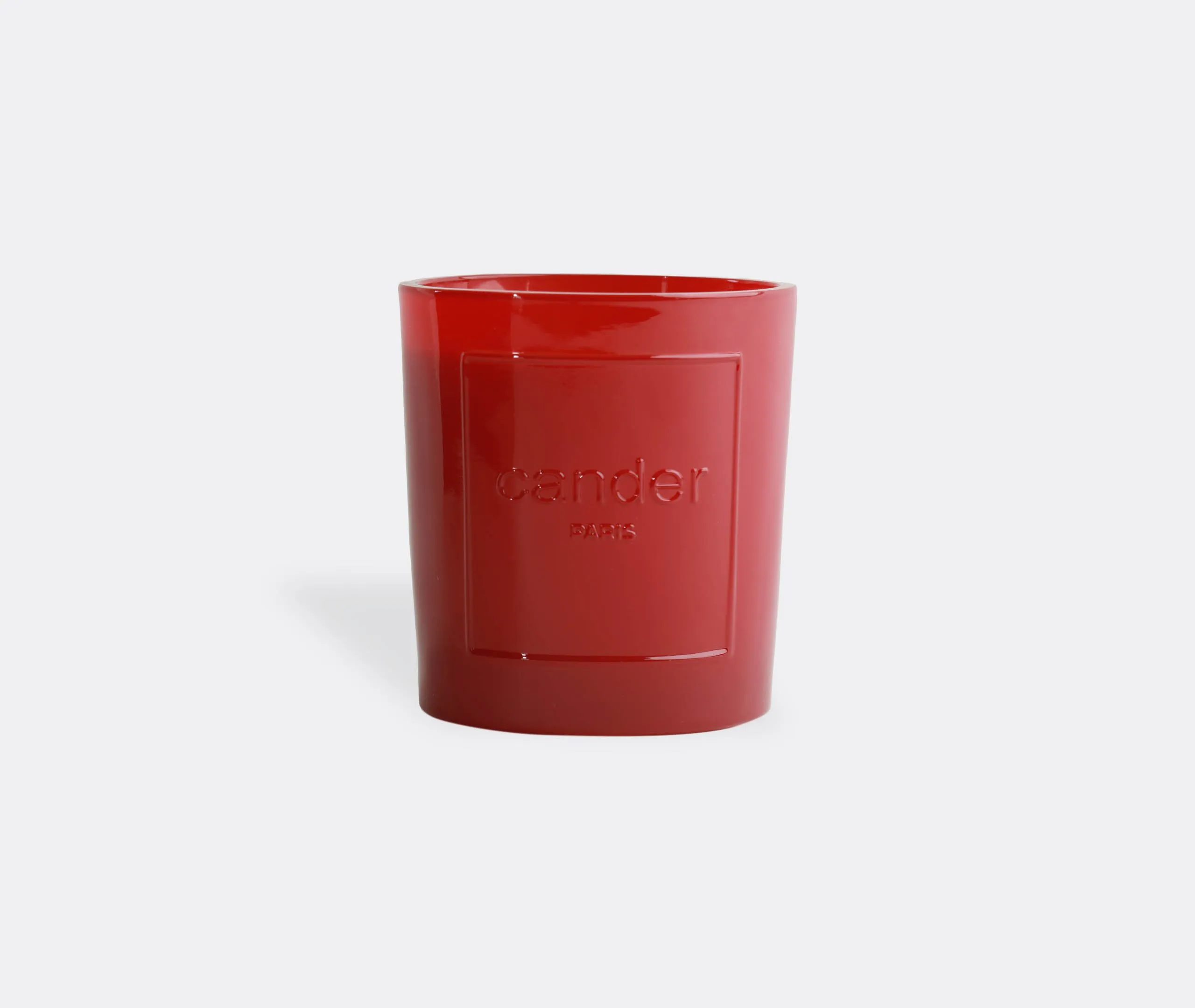 Fete Scented Candle - Red, Glass