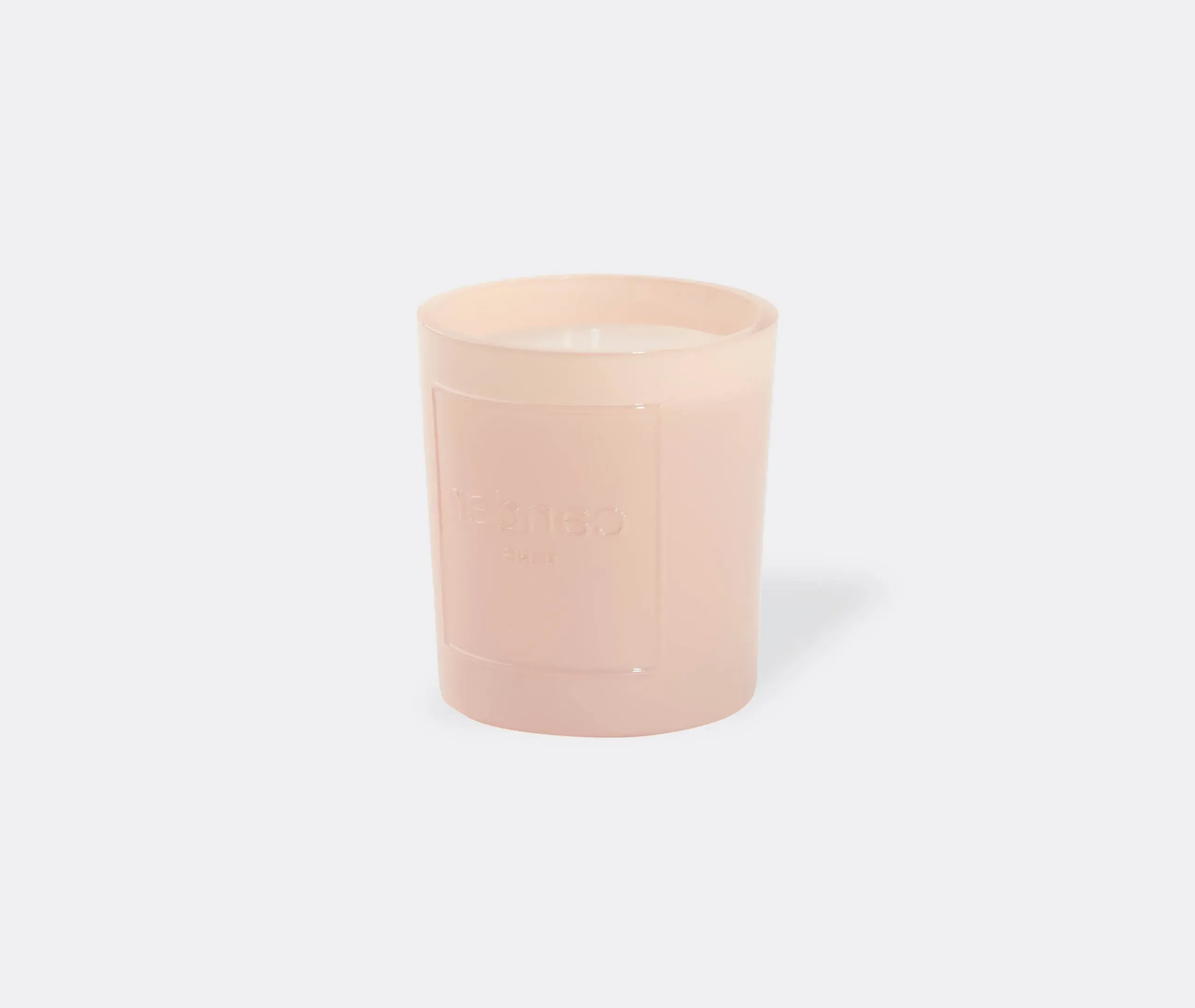 Rose Scented Candle - Pink, Glass