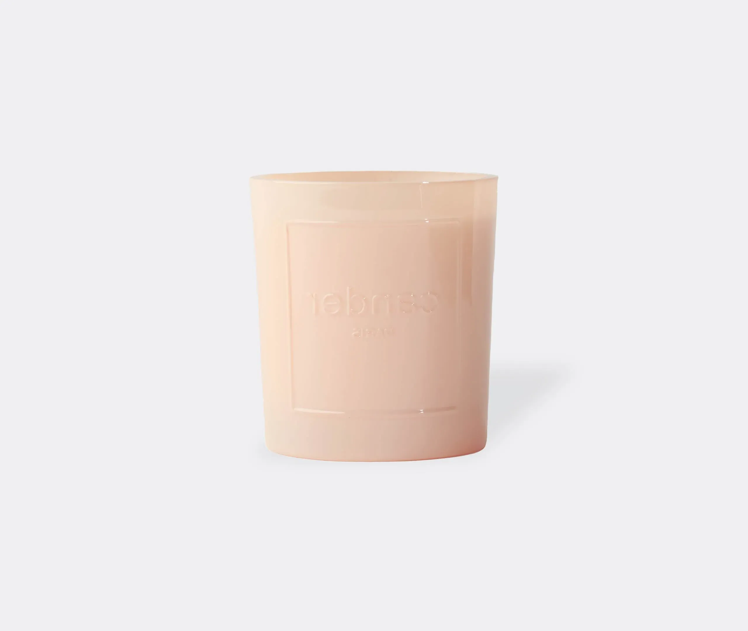 Rose Scented Candle - Pink, Glass