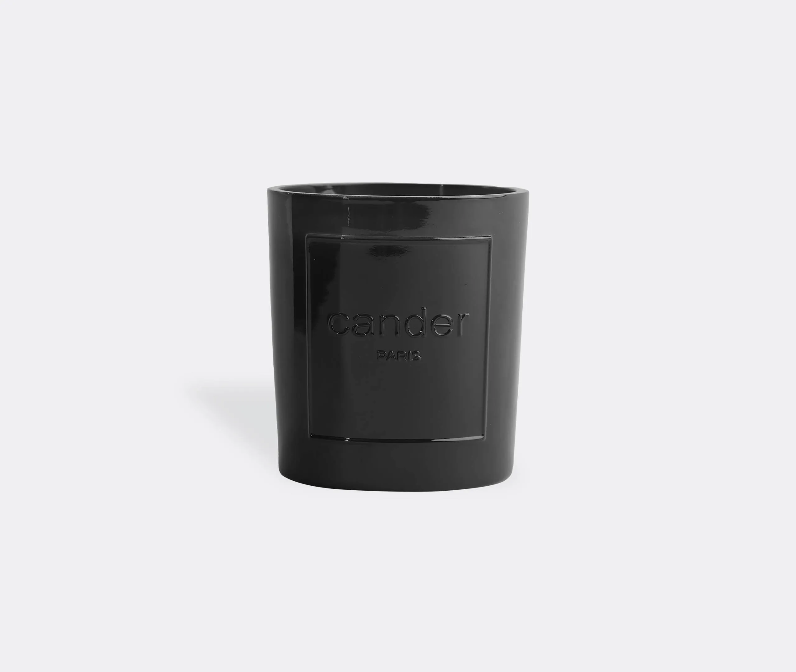 Scented Candle with Glass Container - Black image