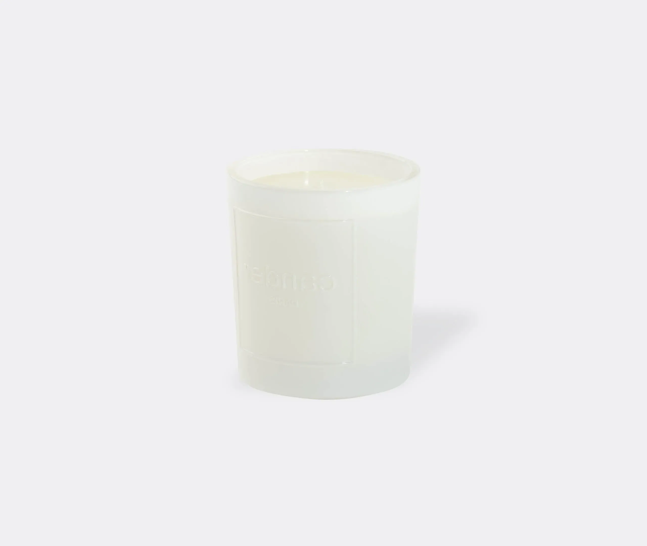 Scented Candle with Glass Container - White
