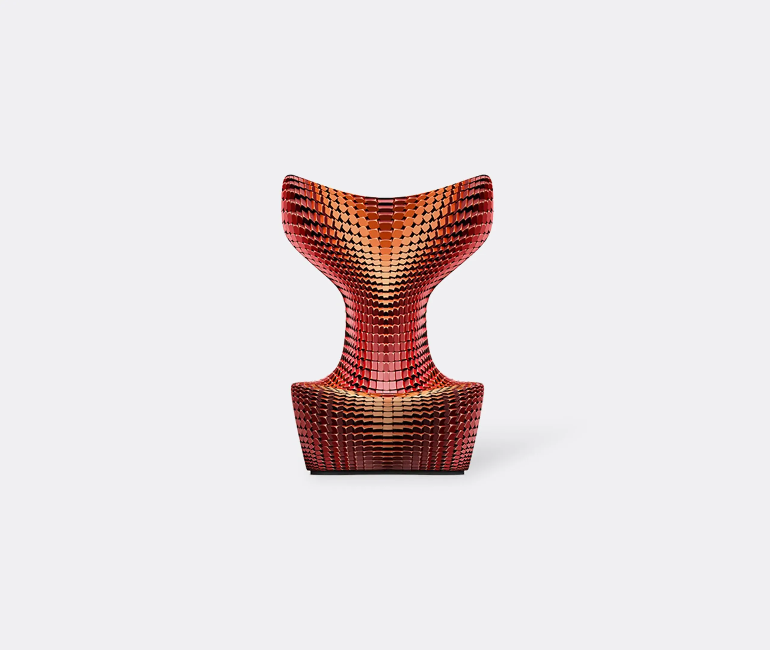 Drum Armchair - Orange, Bielastic Fabric