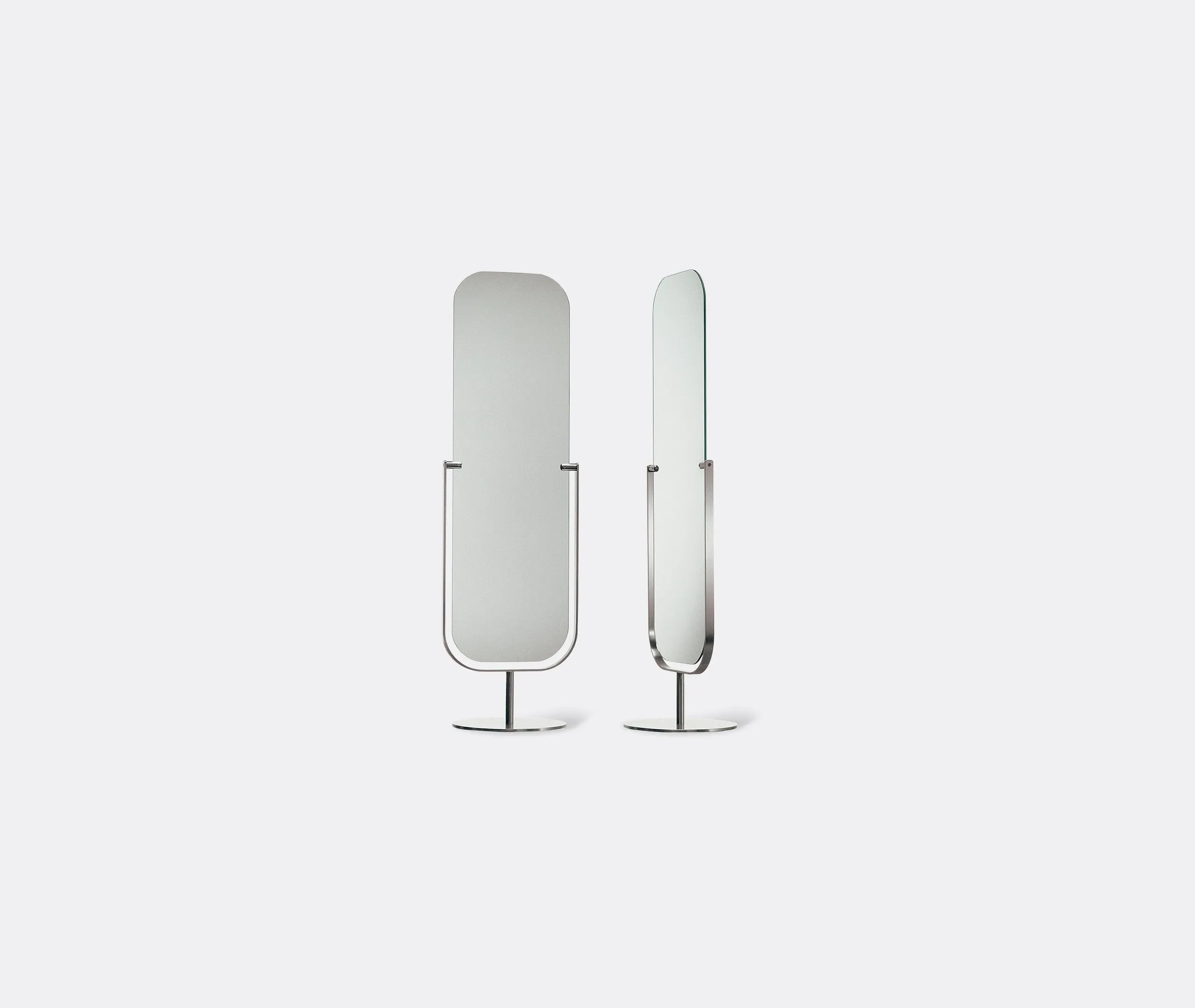 Free-Standing Mirror Two-Sided - Multicolor, Nickel