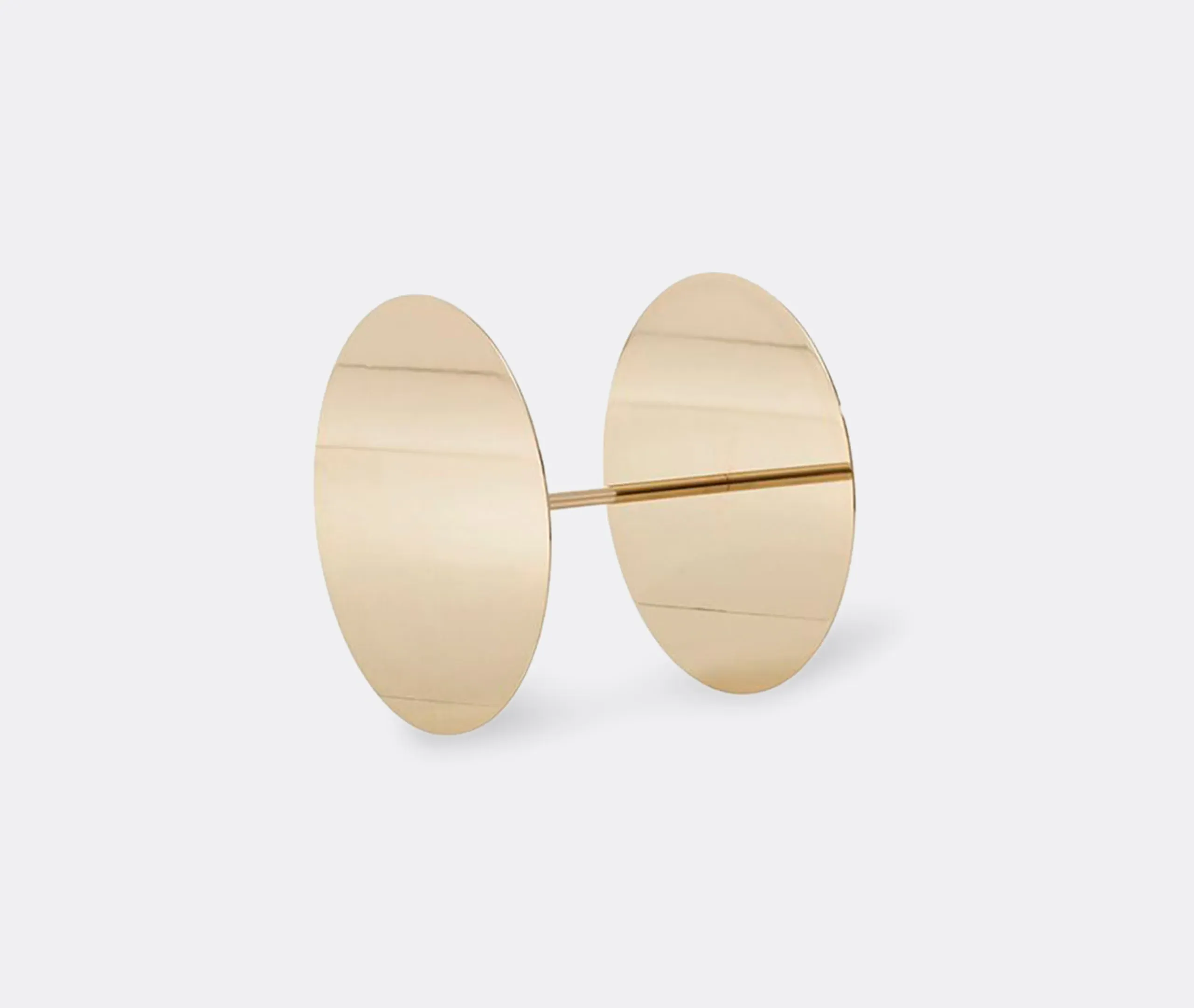 Gong Lux Round Side Table - Brass, Metal alternate view