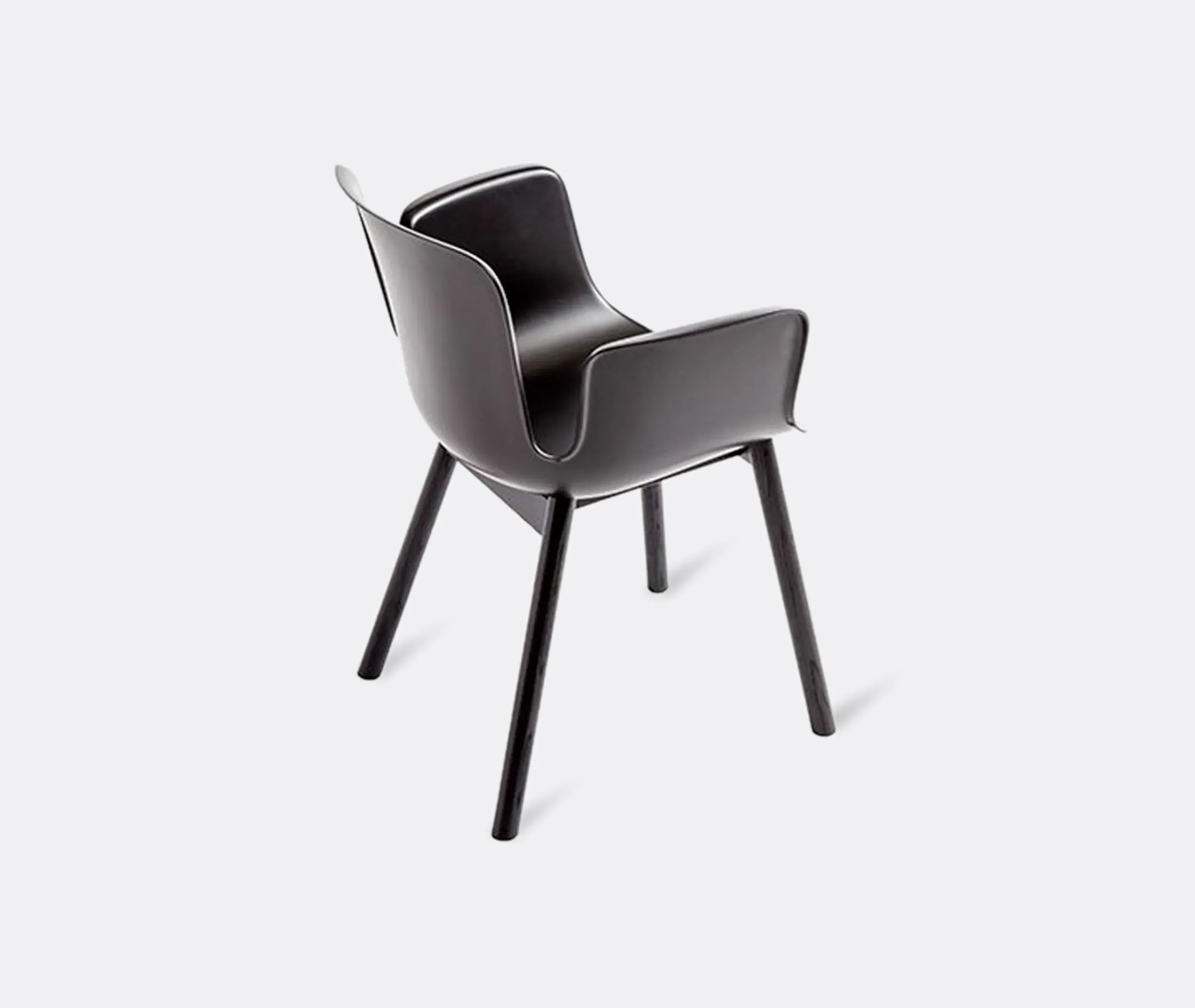 Juli Plastic Armchair - Black, Polyethylene