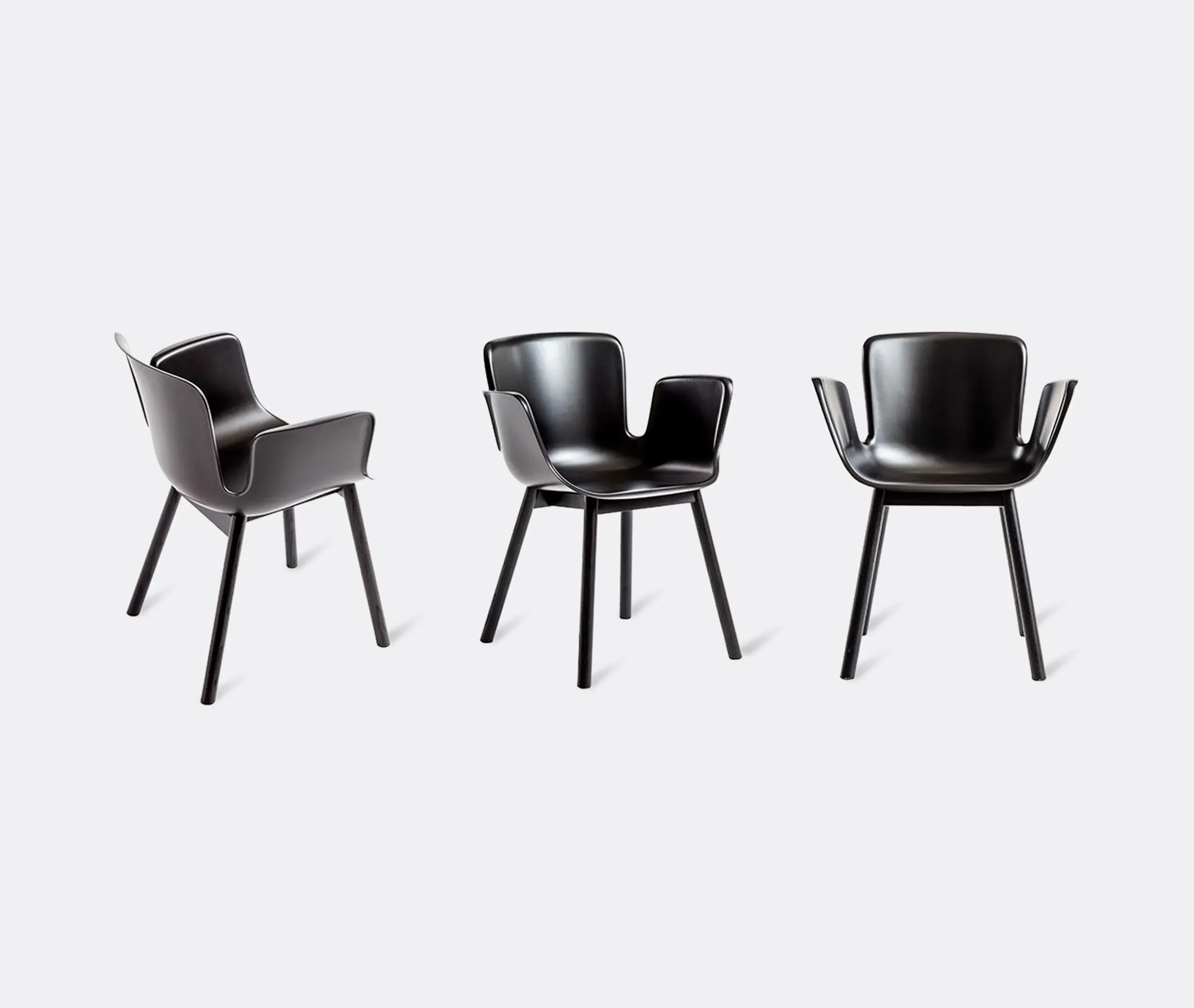 Juli Plastic Armchair - Black, Polyethylene