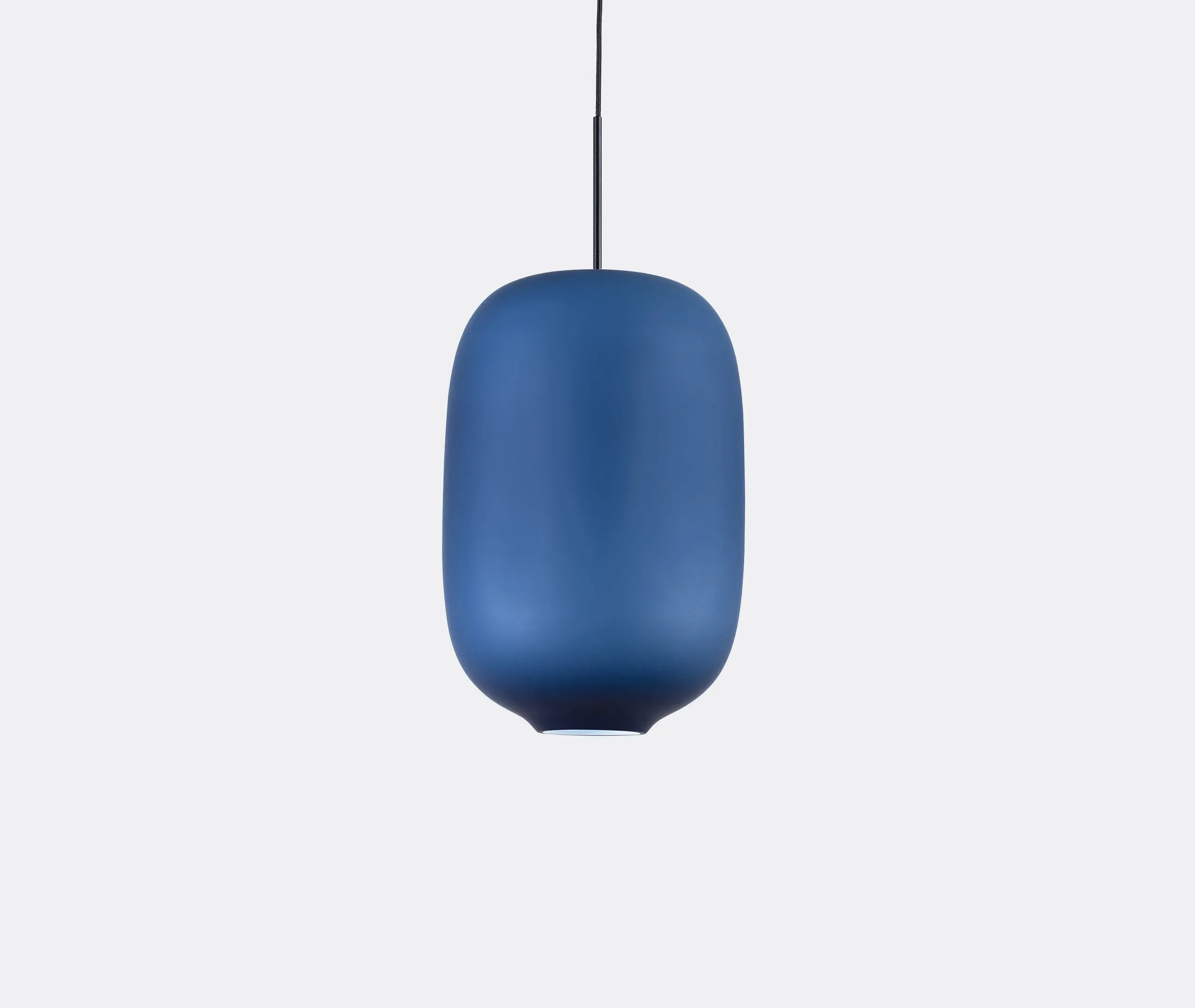 Large Pendant Lamp - Blue, Glass image