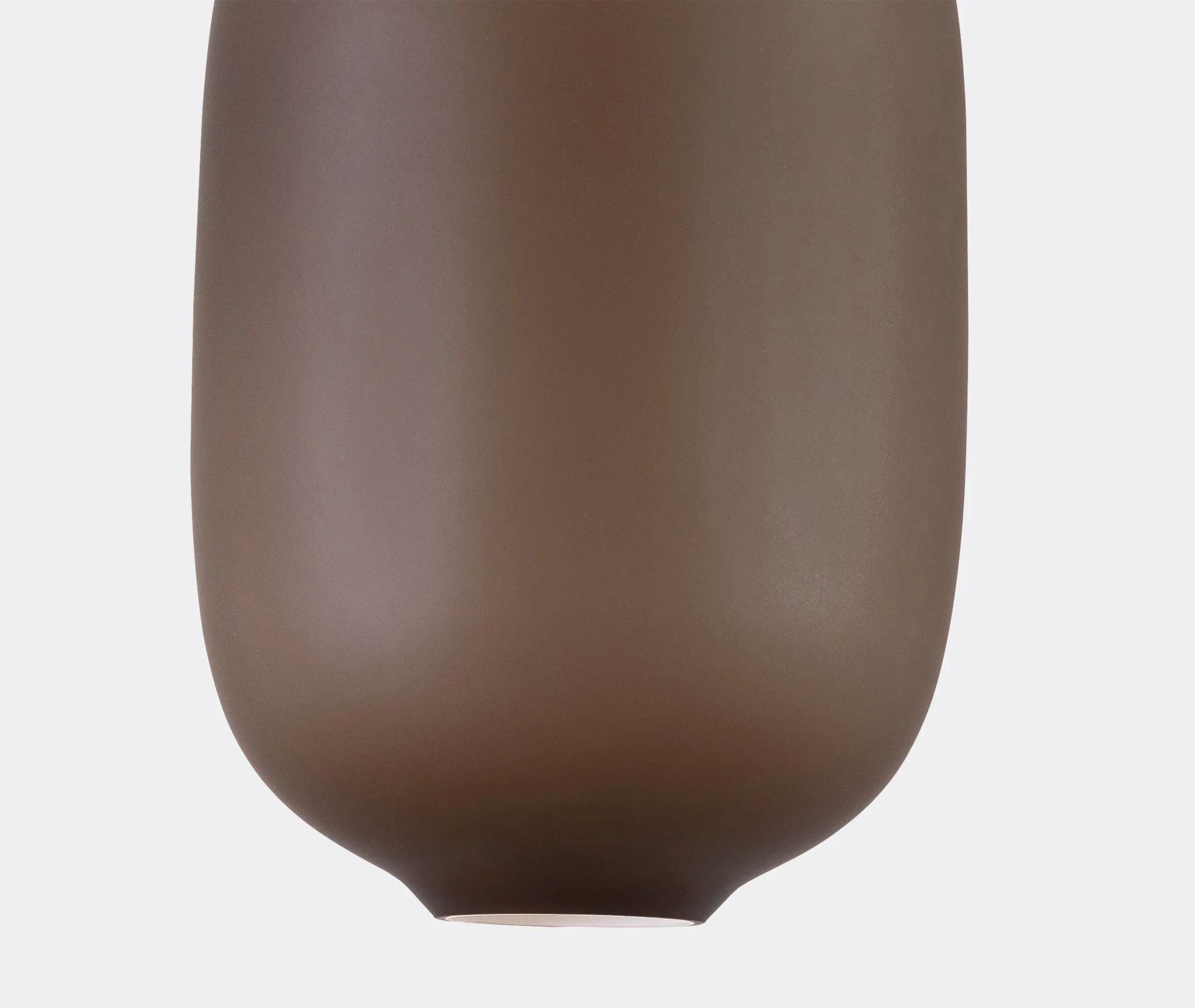 Large Pendant Lamp - Brown, Glass