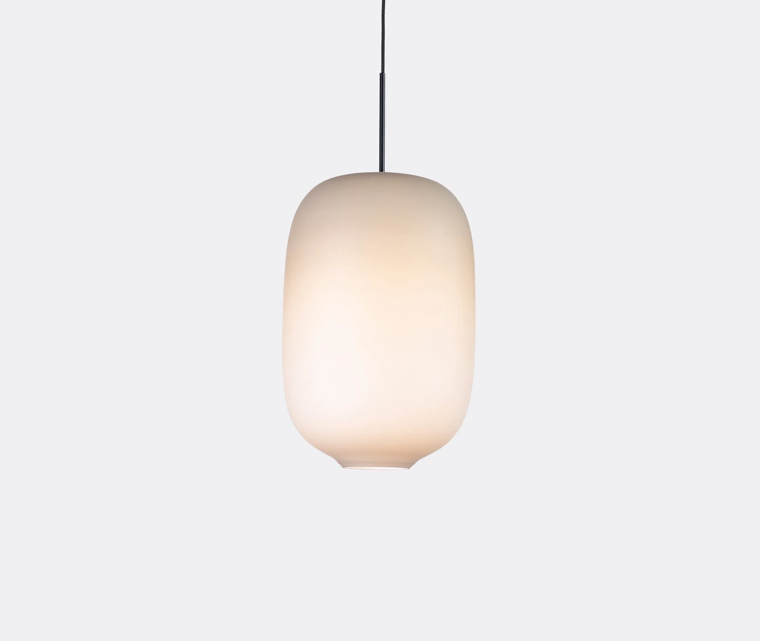 Large Pendant Lamp - Grey, Glass