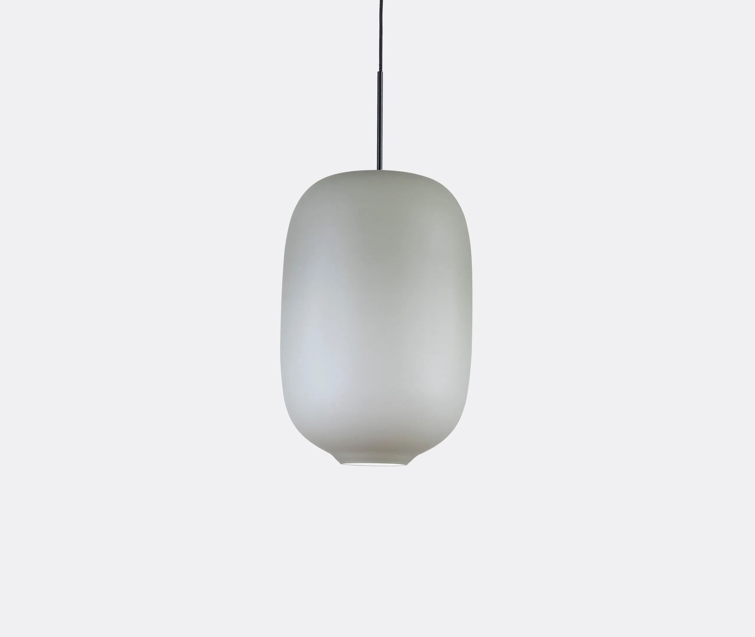 Large Pendant Lamp - Grey, Glass