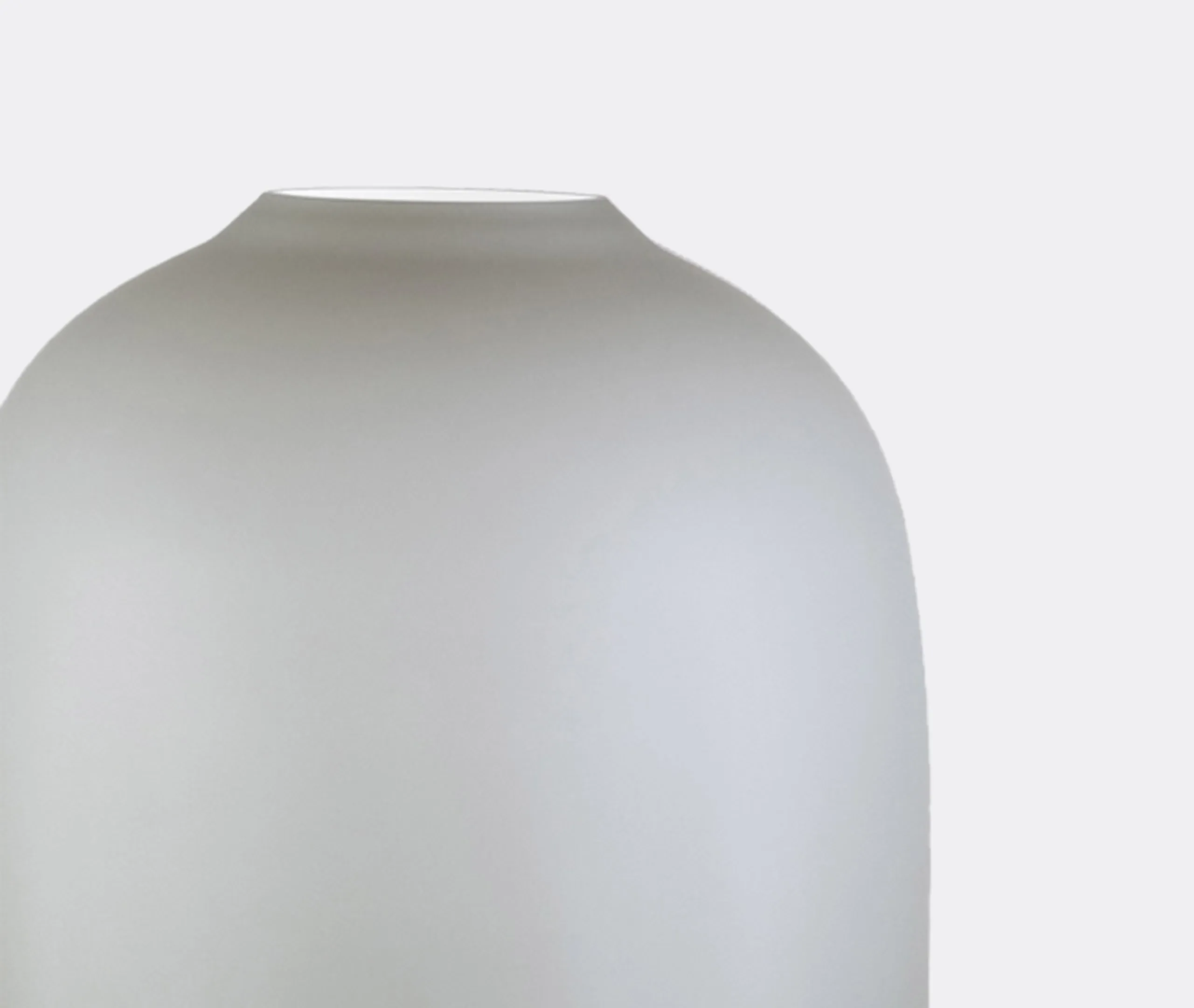 Large Table Lamp with EU Plug - Grey, Glass