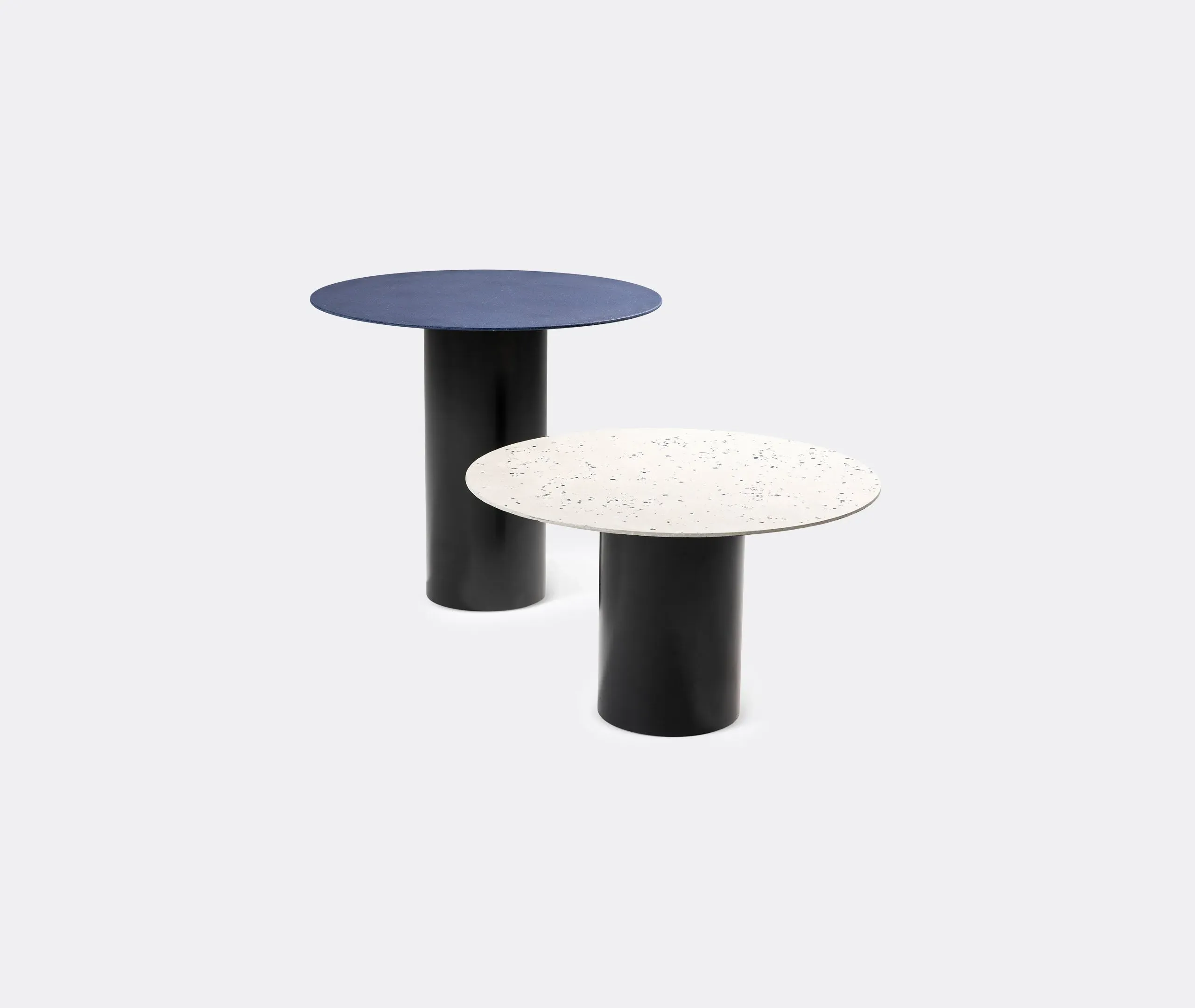 Low Coffee Table - White, Marble