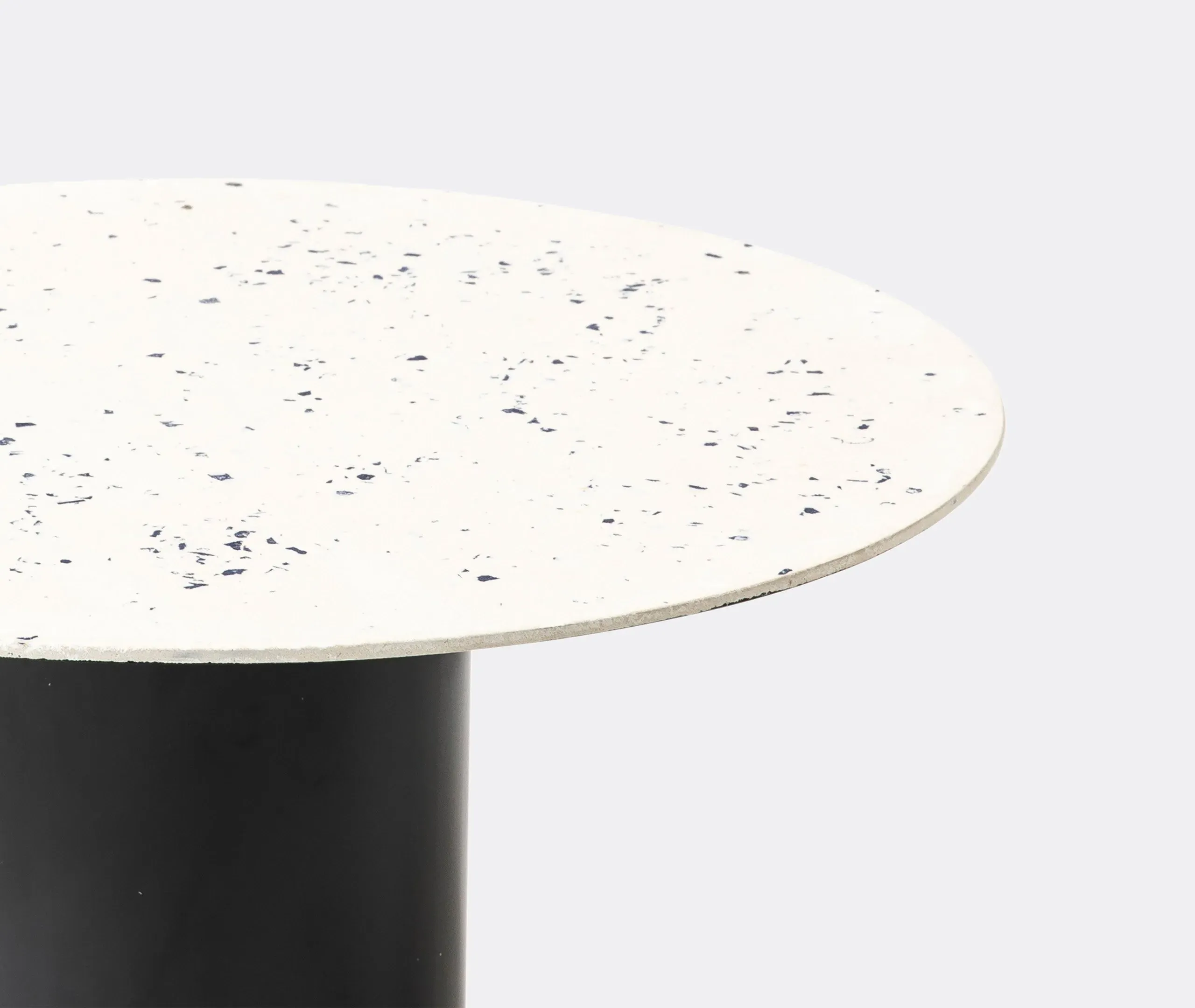 Mush Low Coffee Table - White, Marble