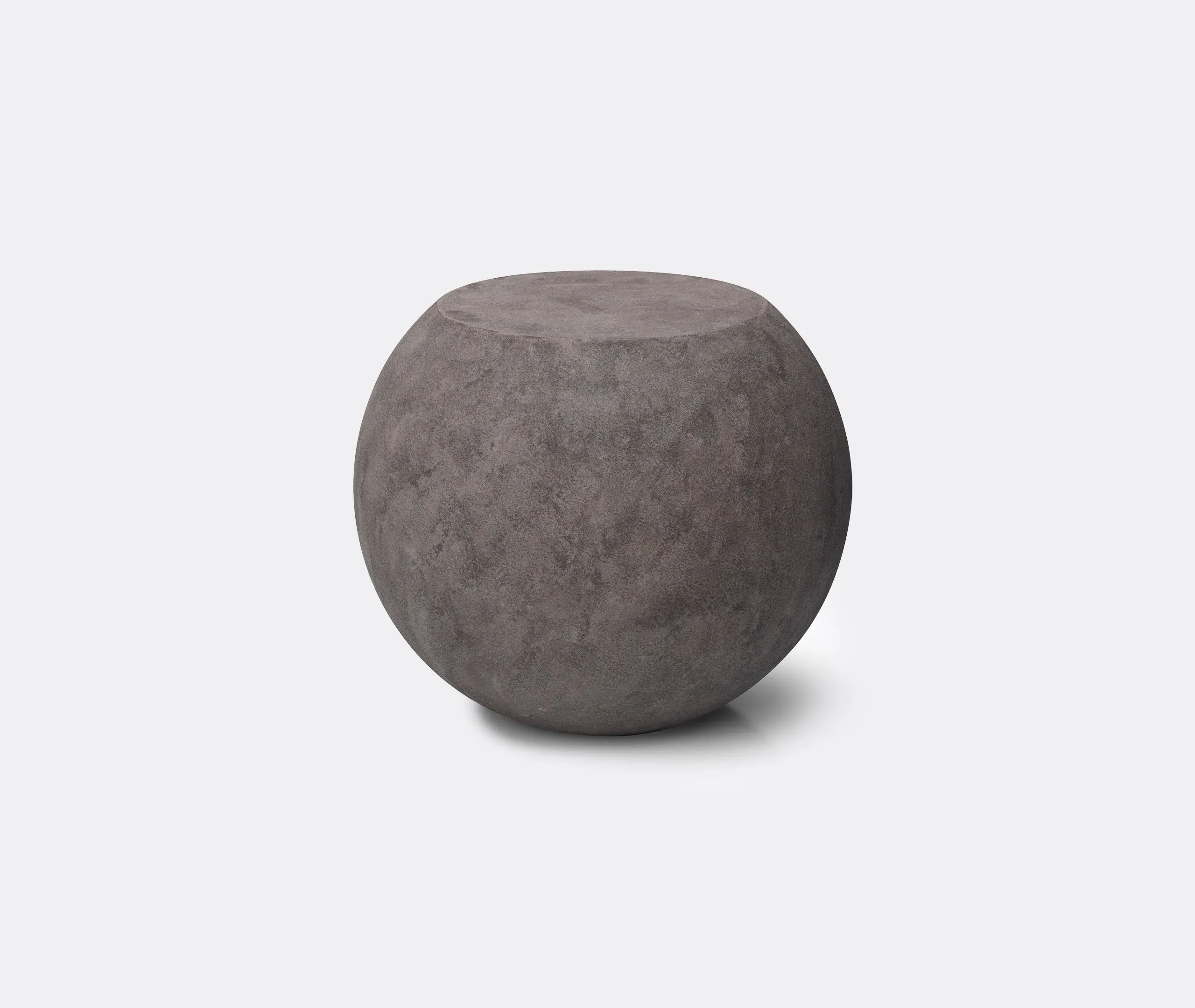 Round Coffee Table - Grey, Fiberglass image