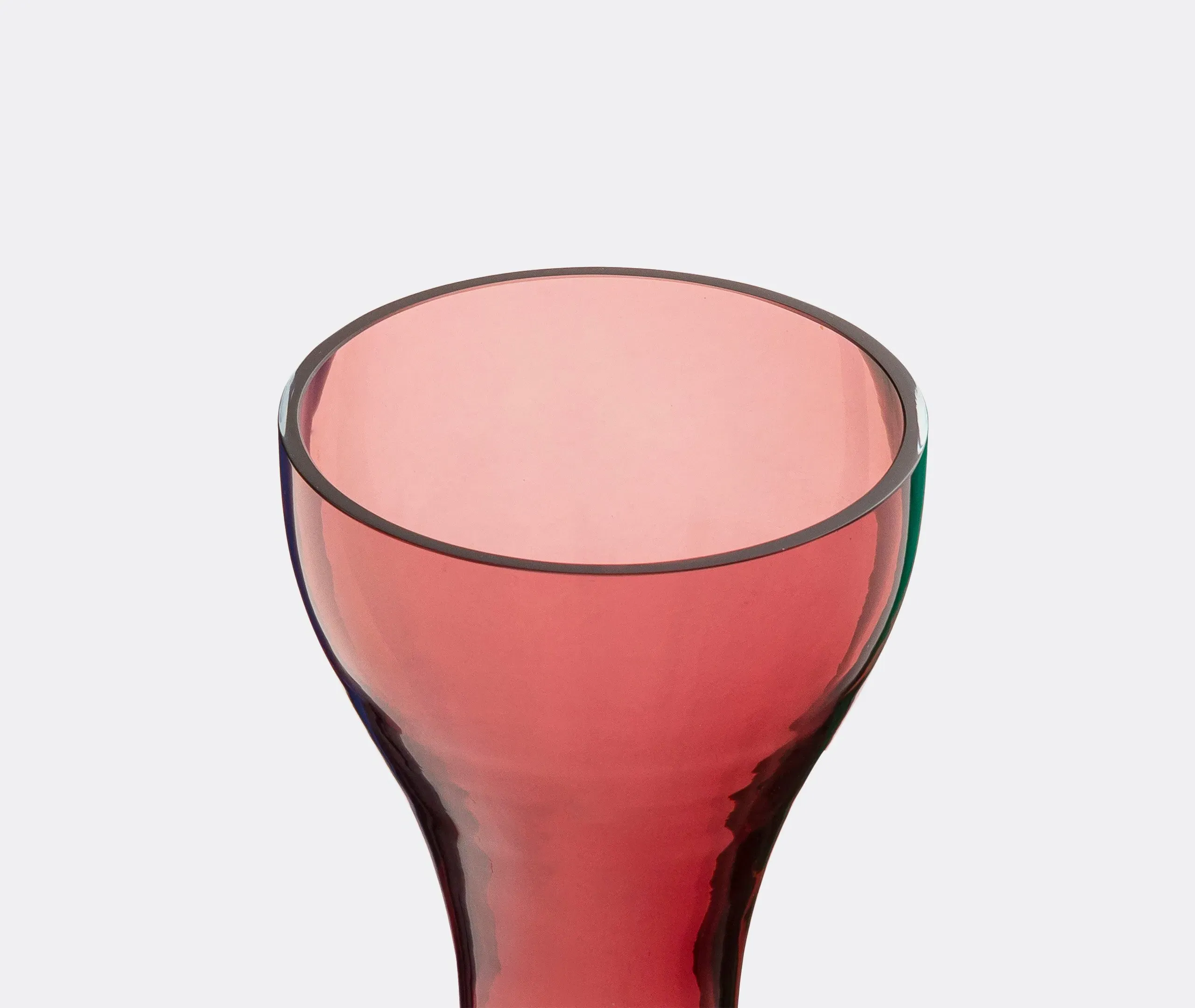 Sculptural Glass Vase - Amethyst, Murano Glass