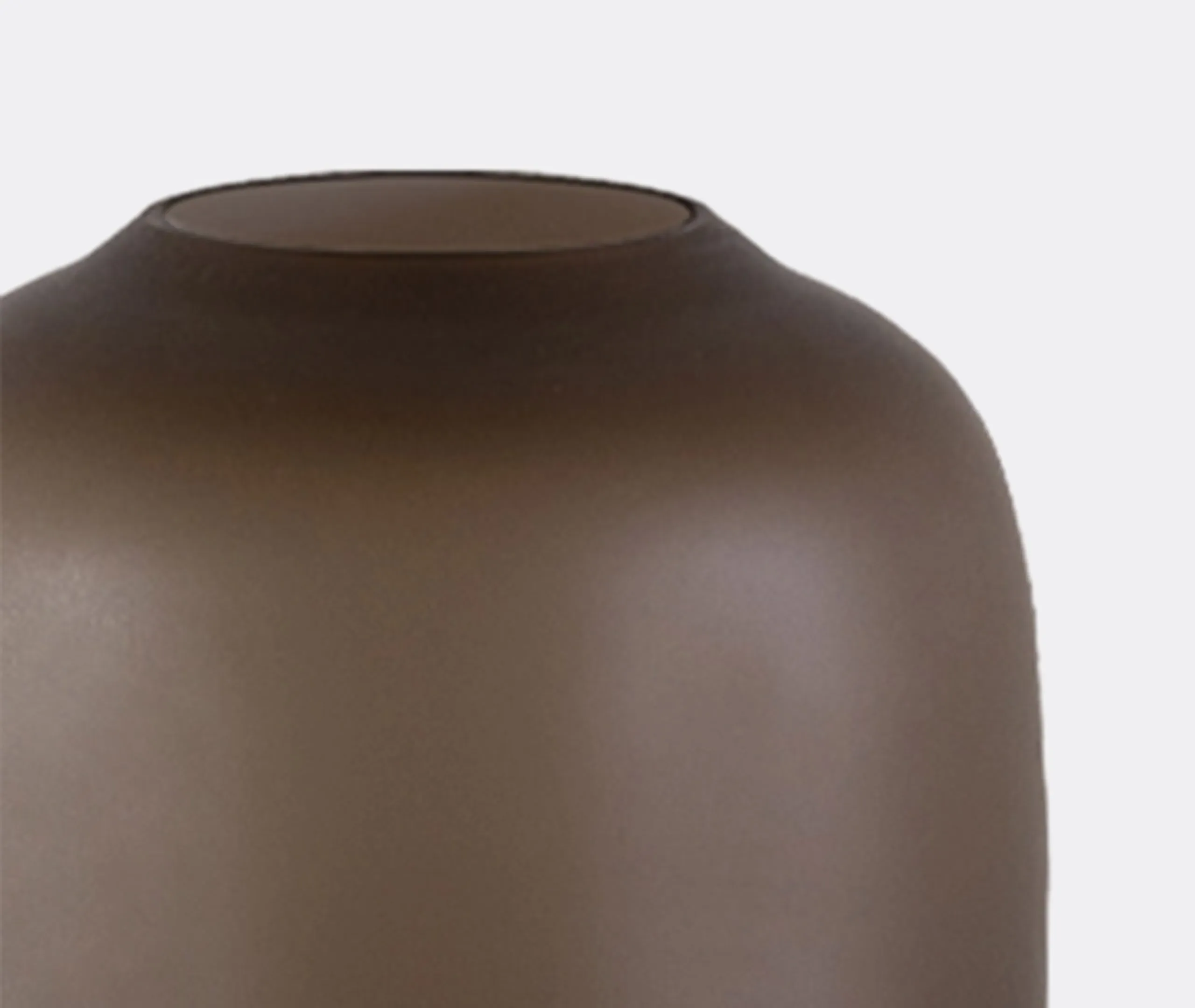 Small Table Lamp with EU Plug - Brown, Glass