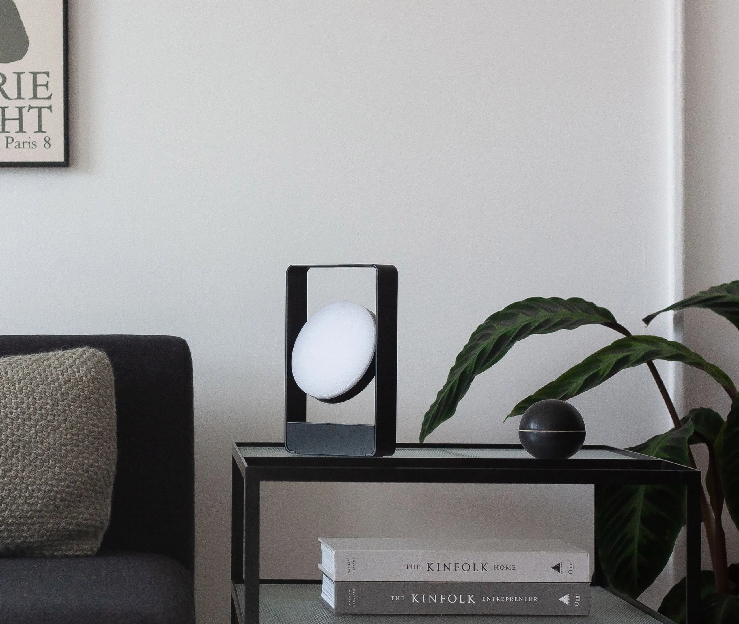 Mouro Portable Rechargeable Lamp - Black