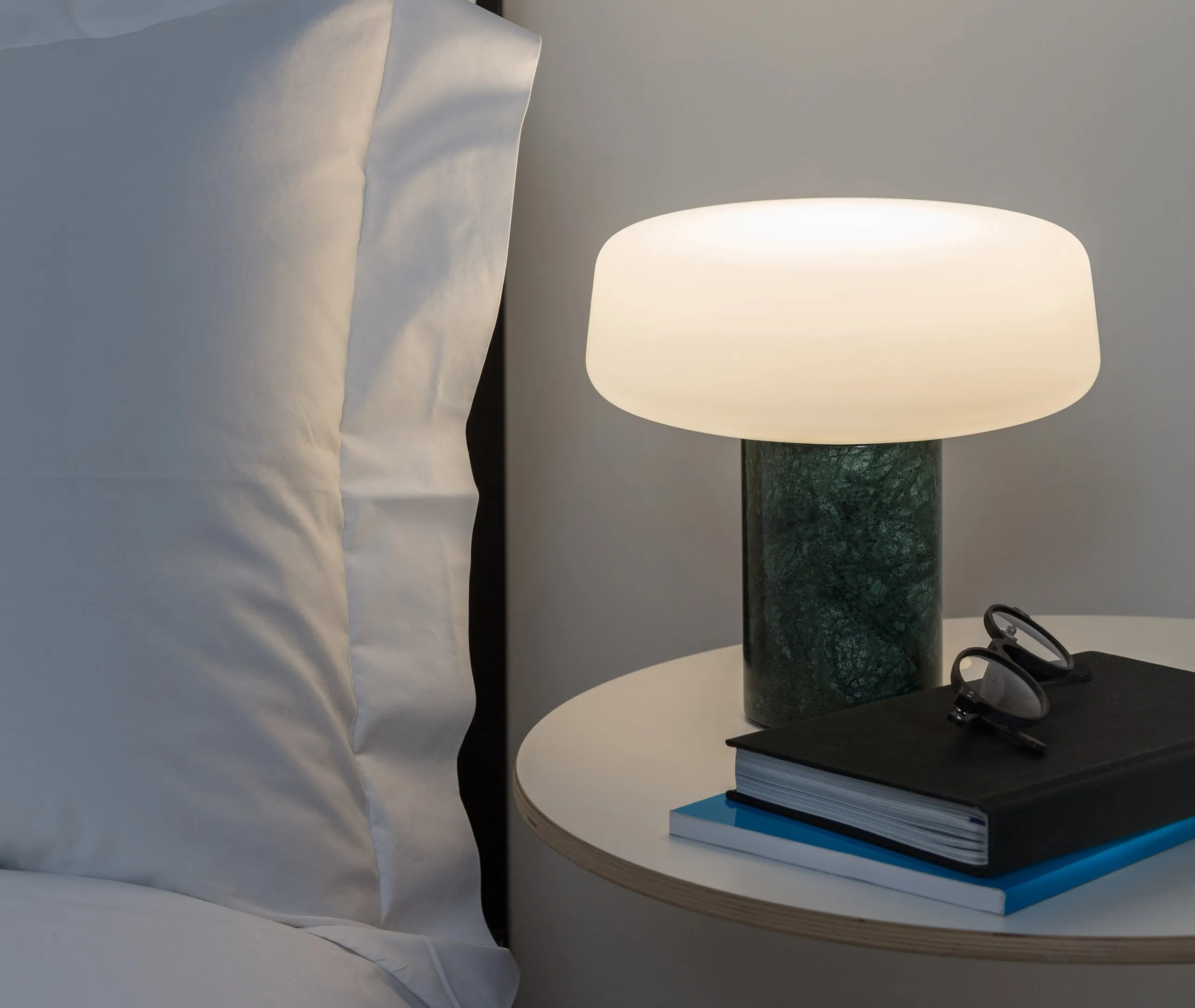 Small Table Light with Touch Control - Marble