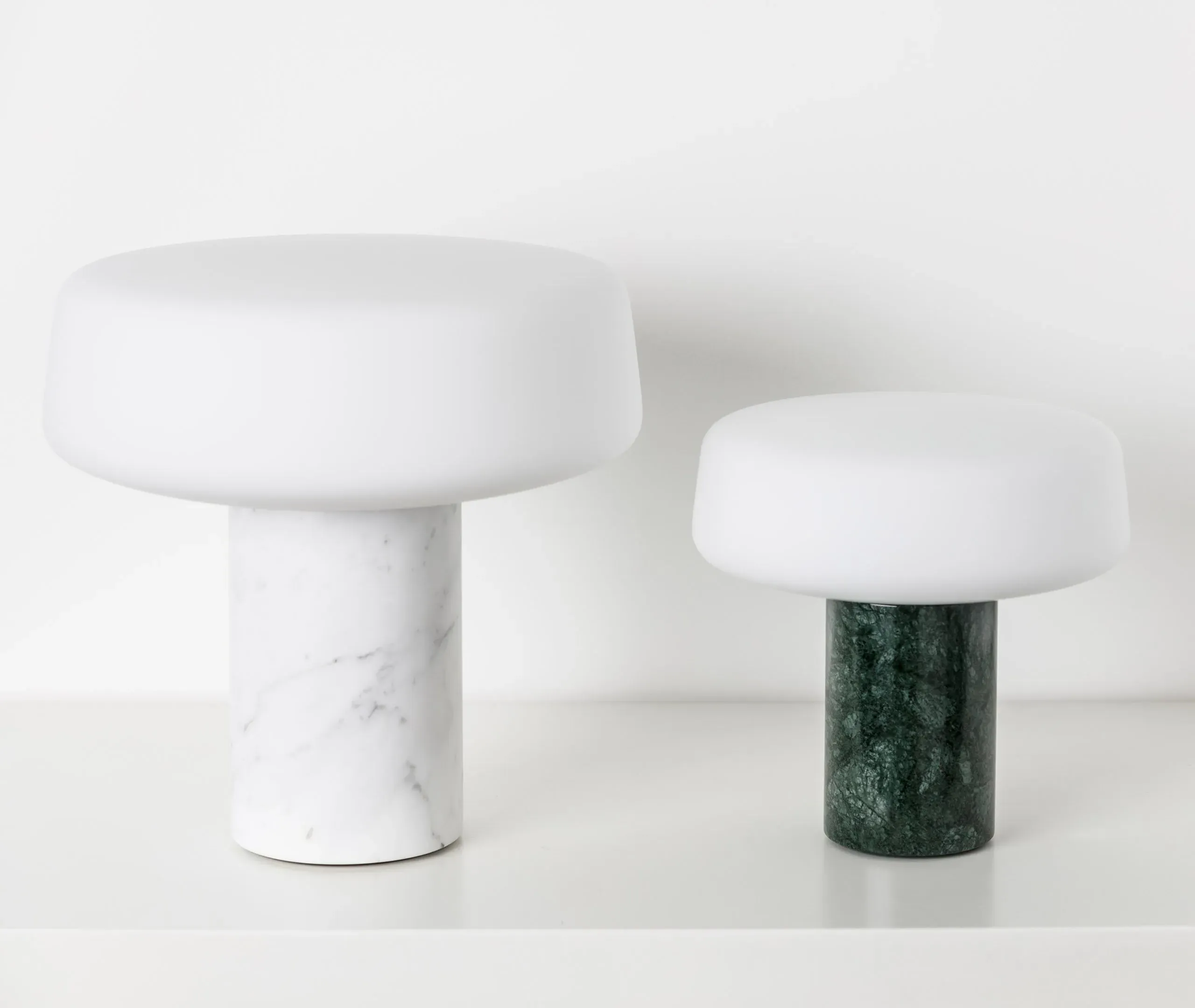 Small Table Light with Touch Control - Marble