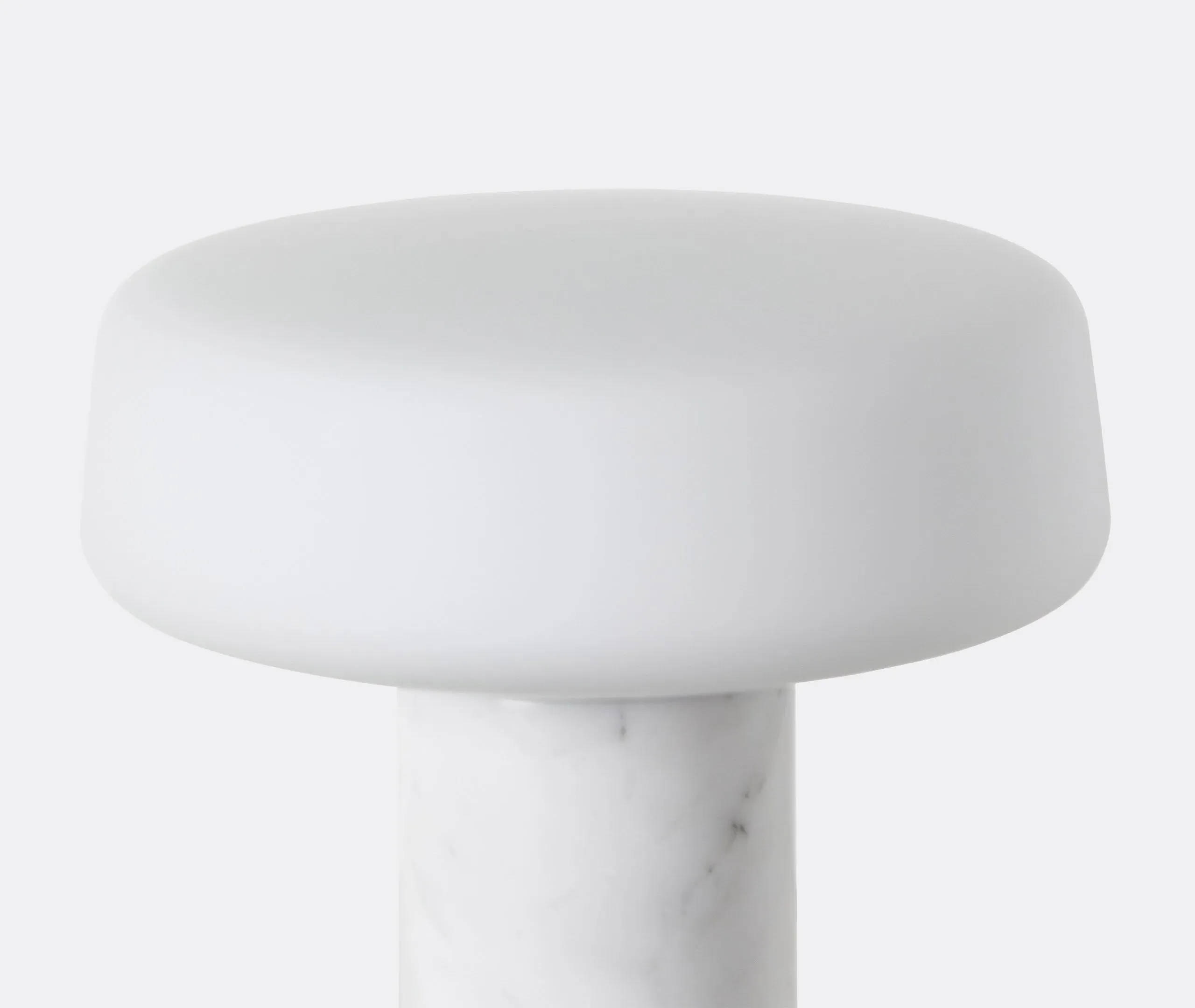 Small Table Light with Touch Control - White, Marble
