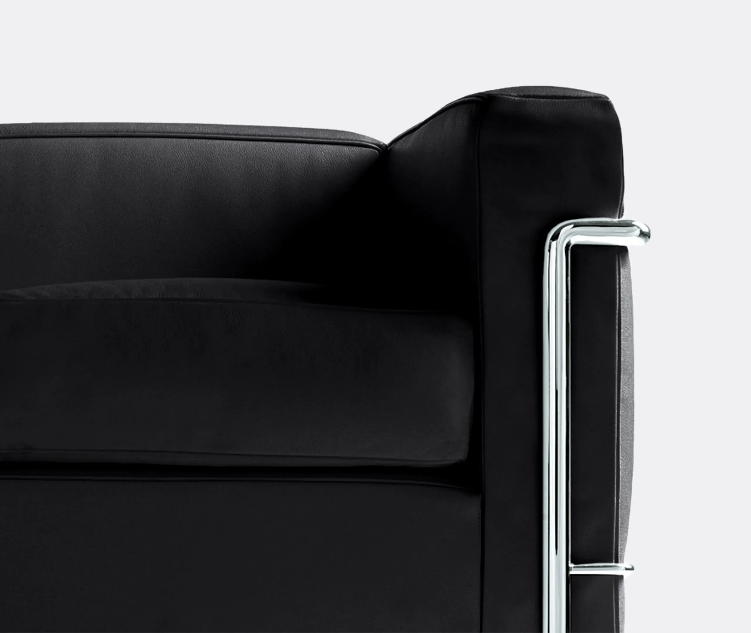 2 Fauteuil Grand Confort Petit Modèle 2-Seater Sofa - Black