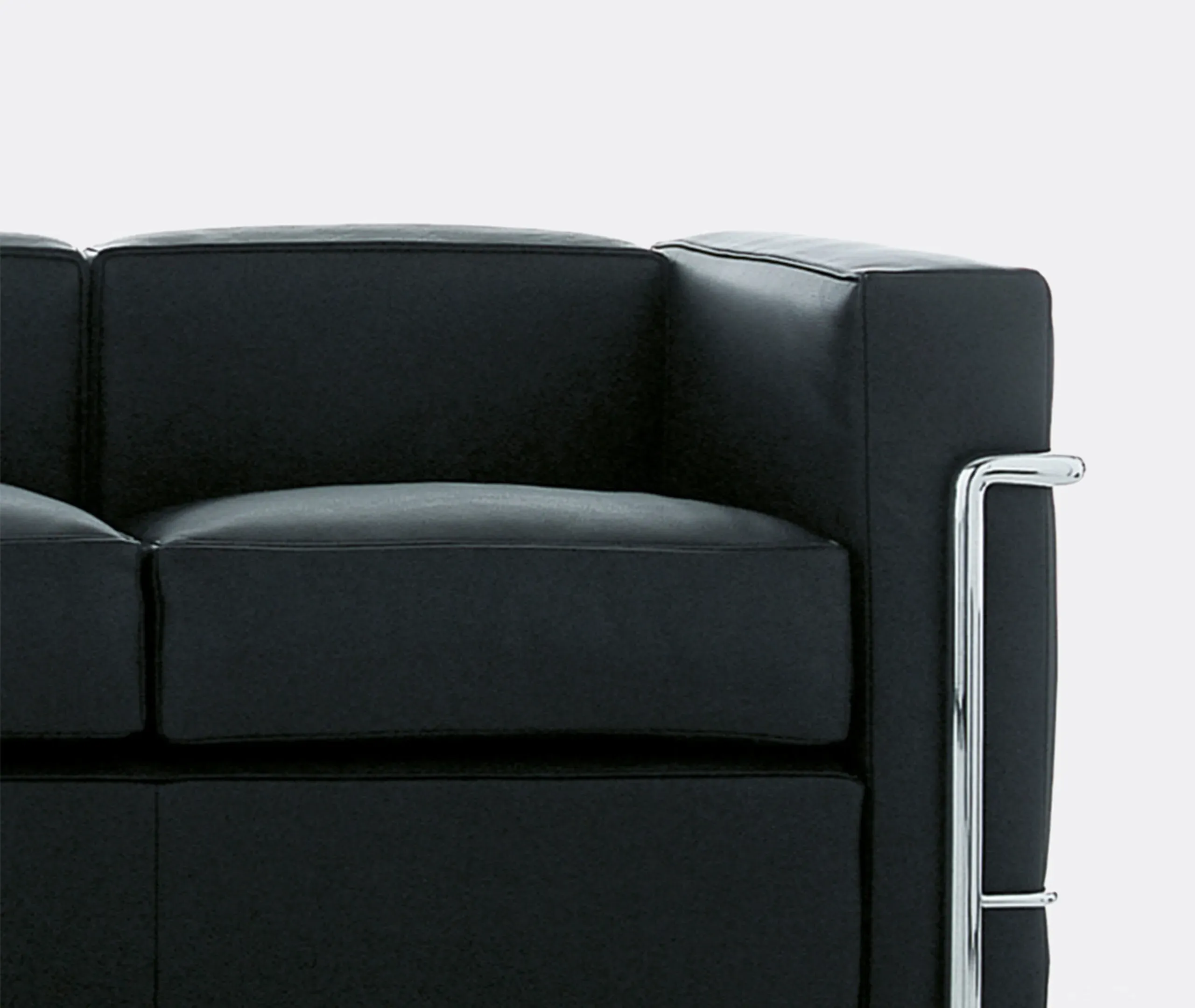 2 Fauteuil Grand Confort Petit Modèle 3-Seater Sofa - Black