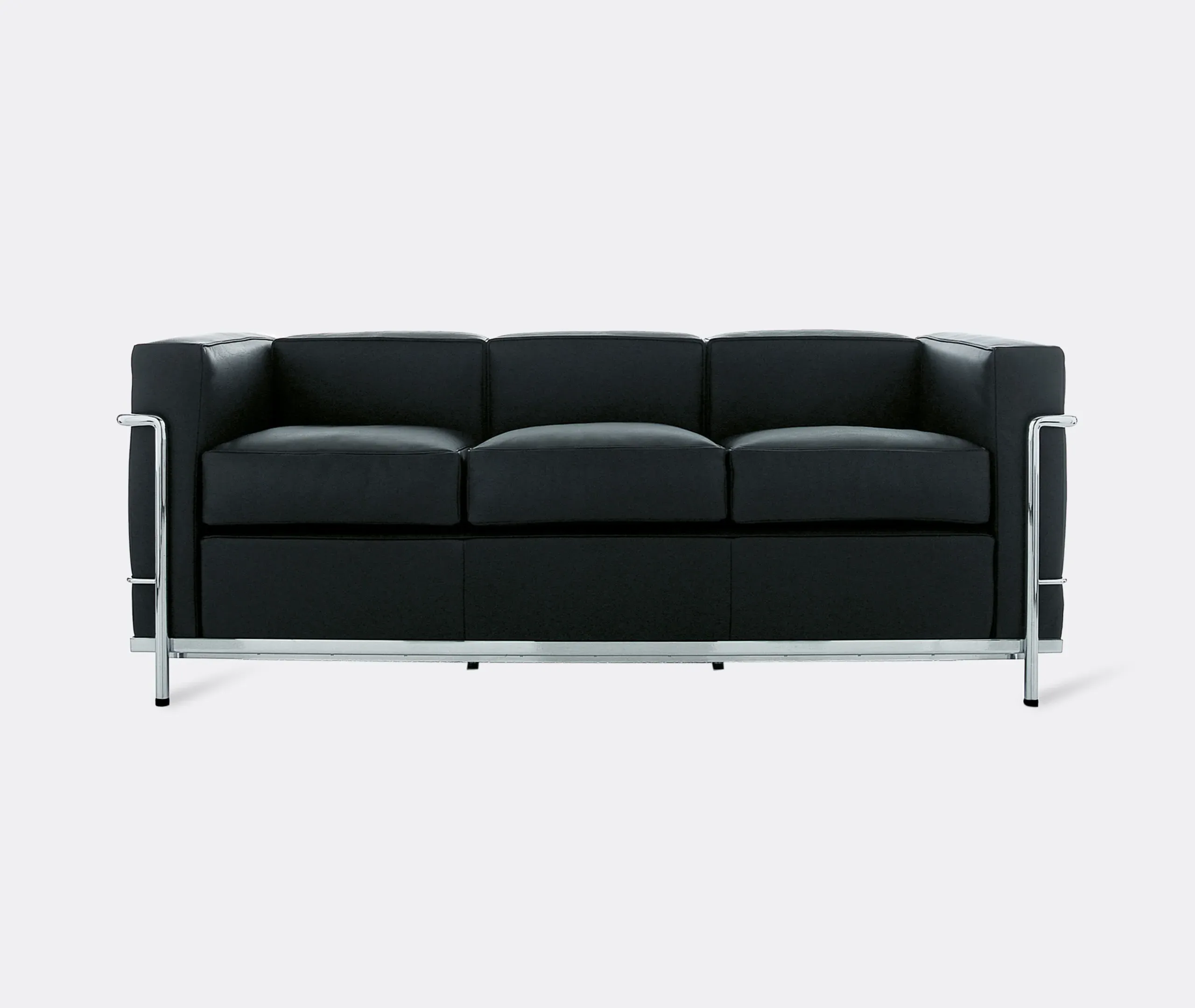 2 Fauteuil Grand Confort Petit Modèle 3-Seater Sofa - Black