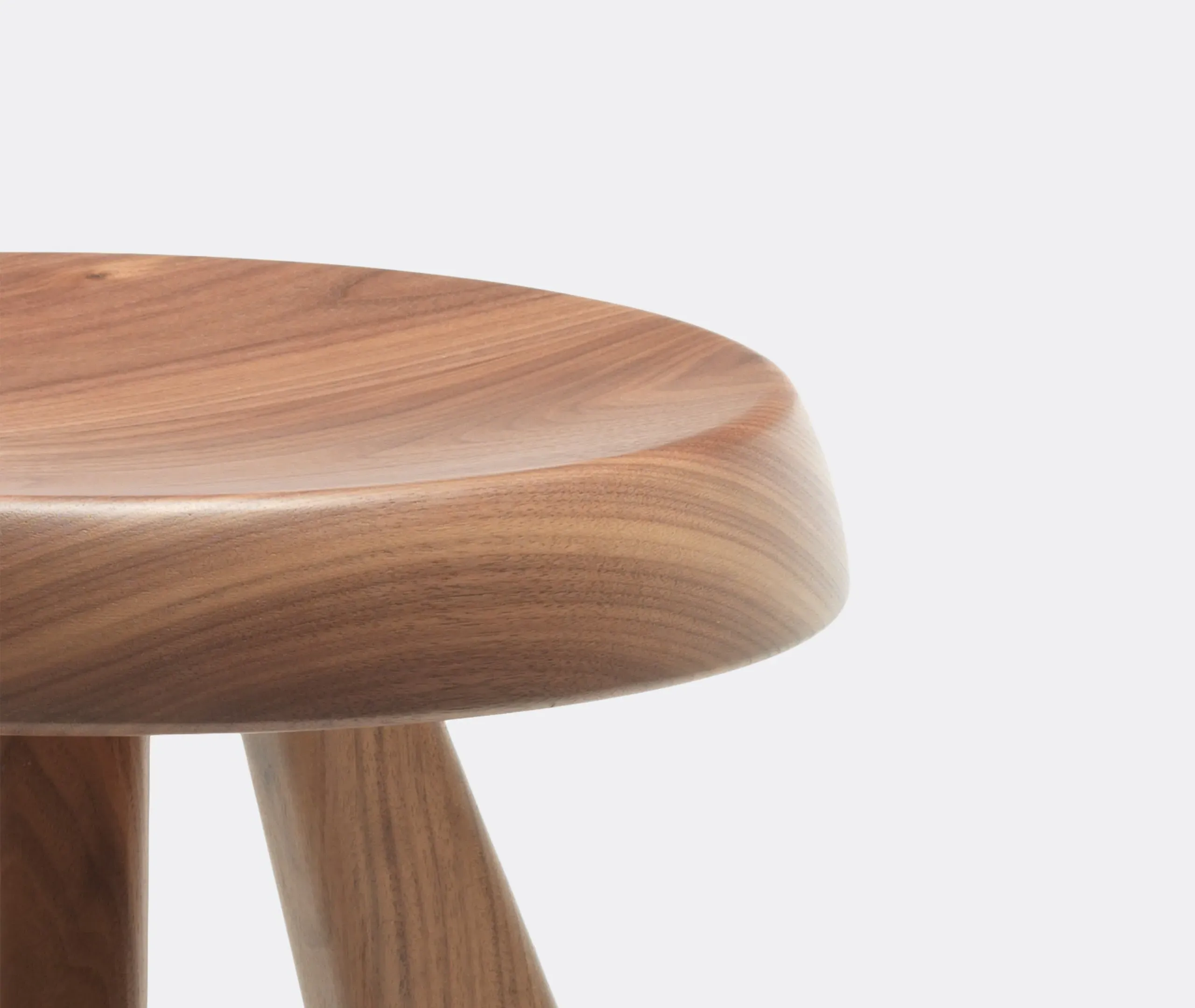 3-Leg Stool - Brown, American Walnut