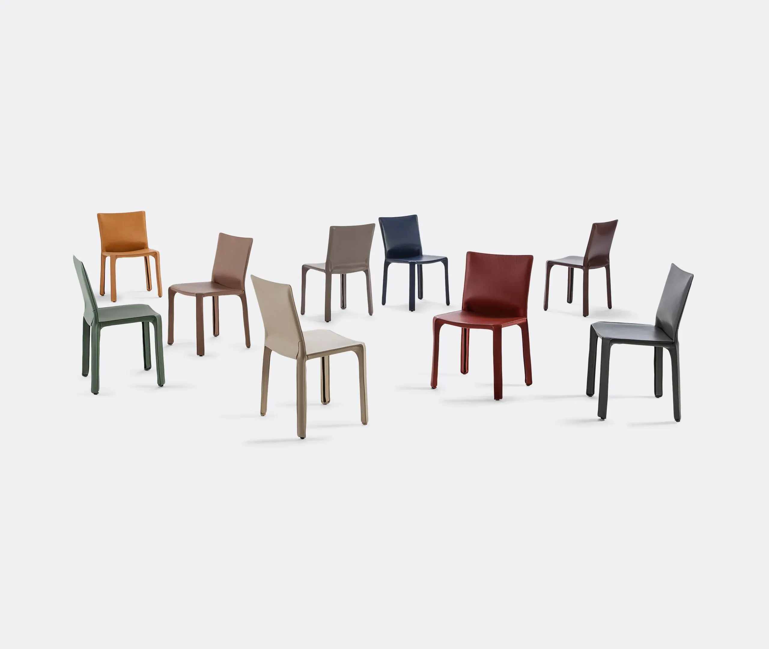 Cab 412 Chair - Black, Leather