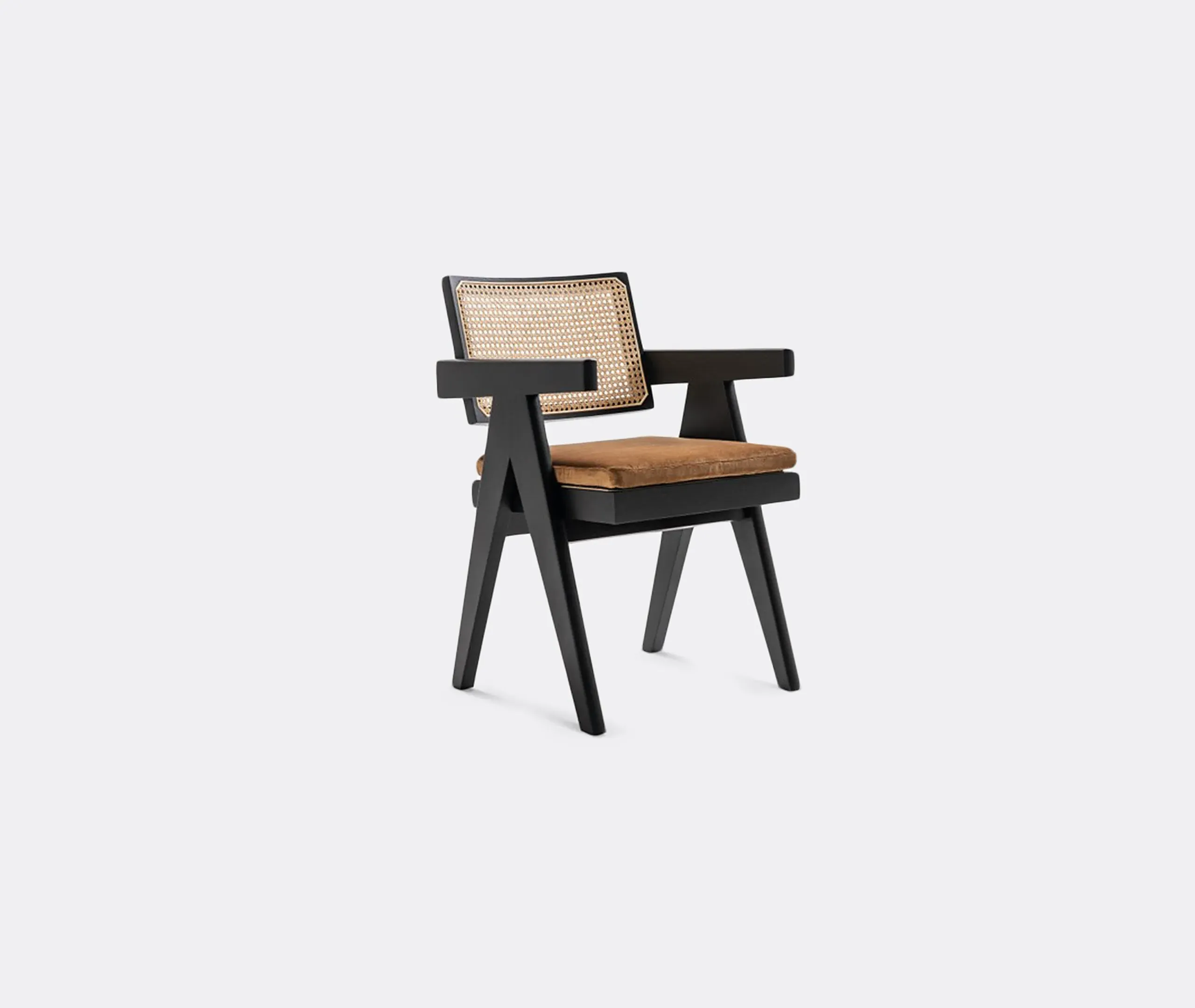 Chair with Arms - Beige, Vienna Straw