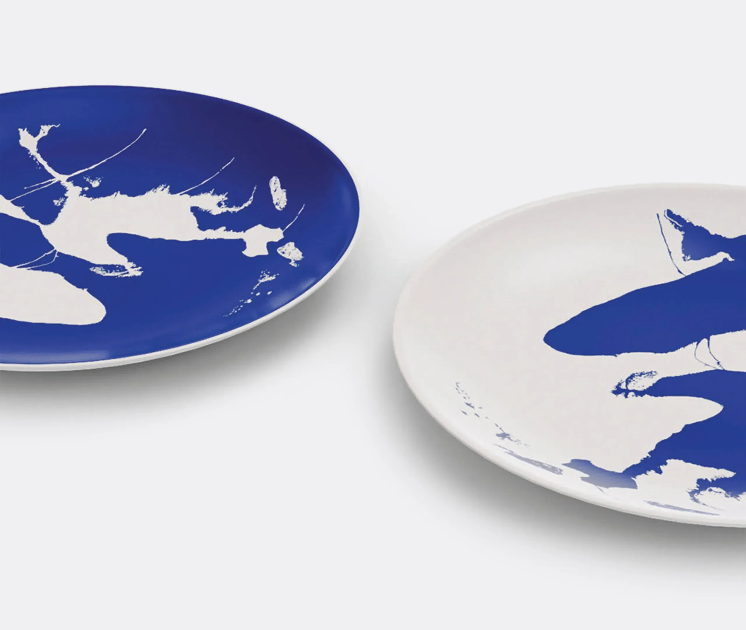 Charlotte Perriand Neige Dessert Plates Set of Two - Multicolor