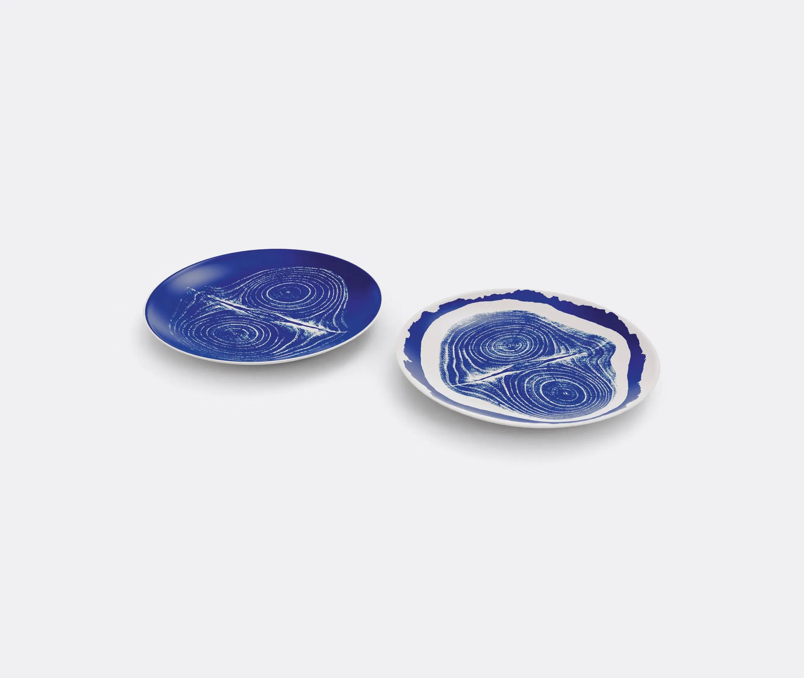 Charlotte Perriand Tronc Flat Plates Set of Two - Multicolor