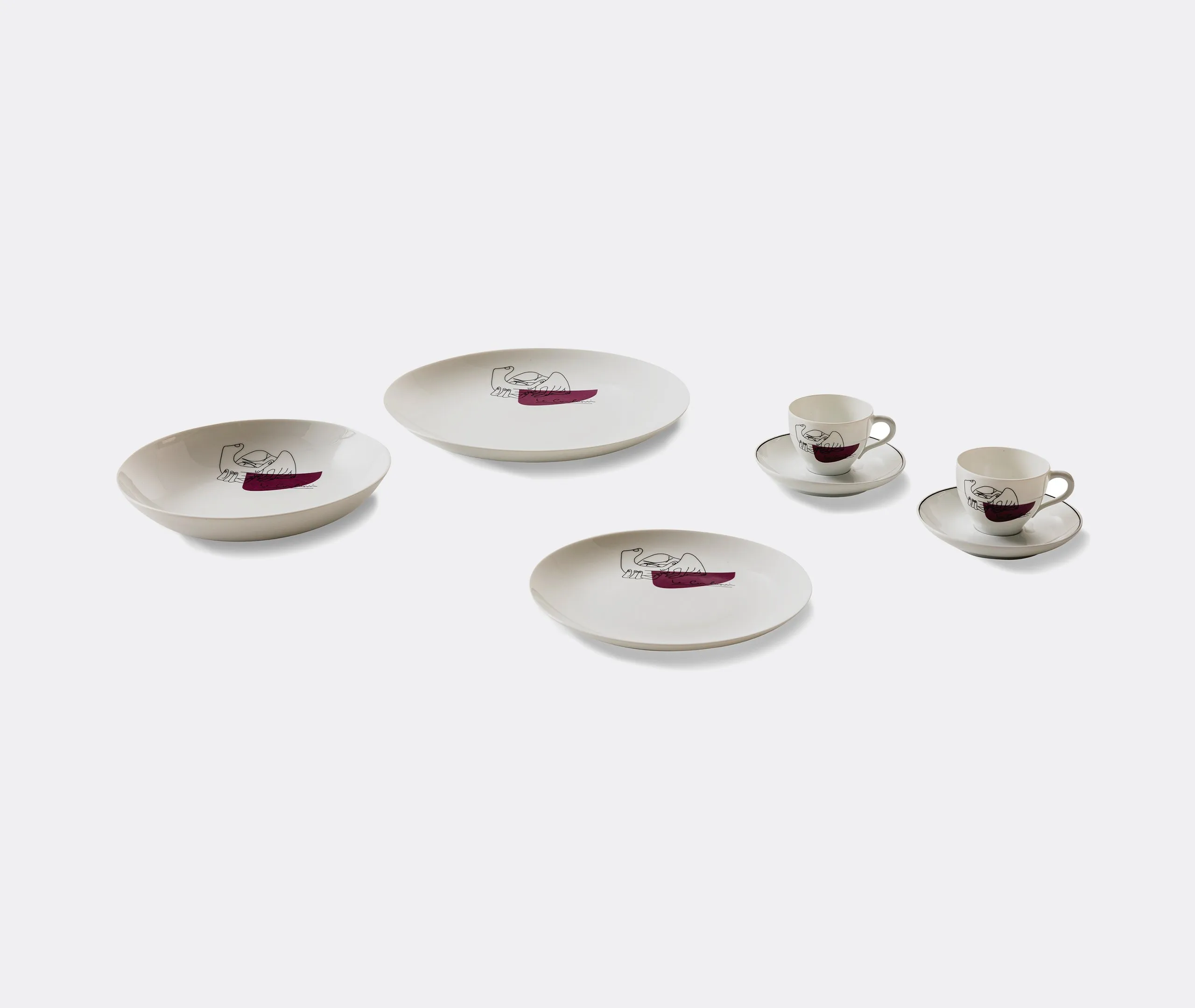 Coffee Service Set - White, Porcelain