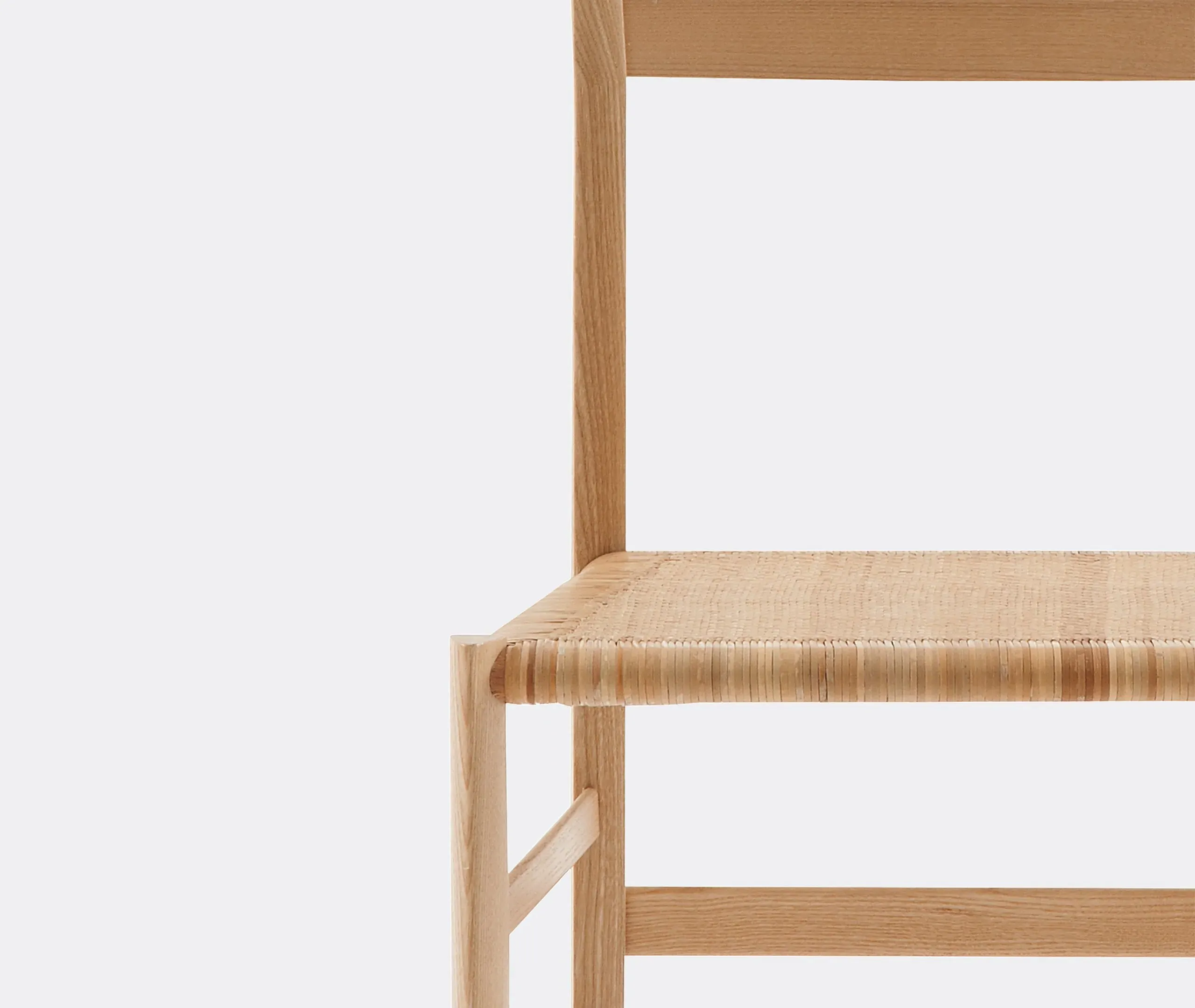 Dining Chair Hand-Finished - Beige, Ash Wood