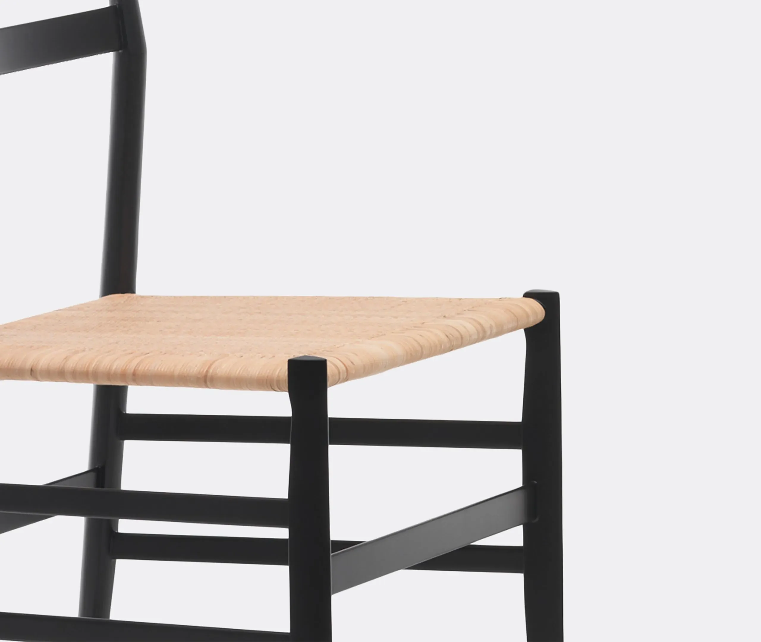 Dining Chair Hand-Finished - Black, Ash Wood