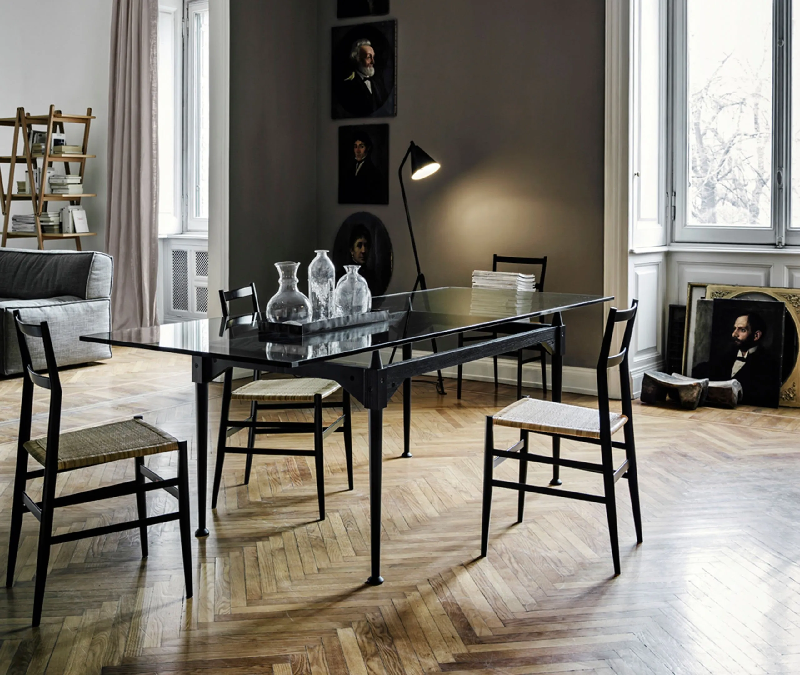 Dining Chair Hand-Finished - Black, Ash Wood