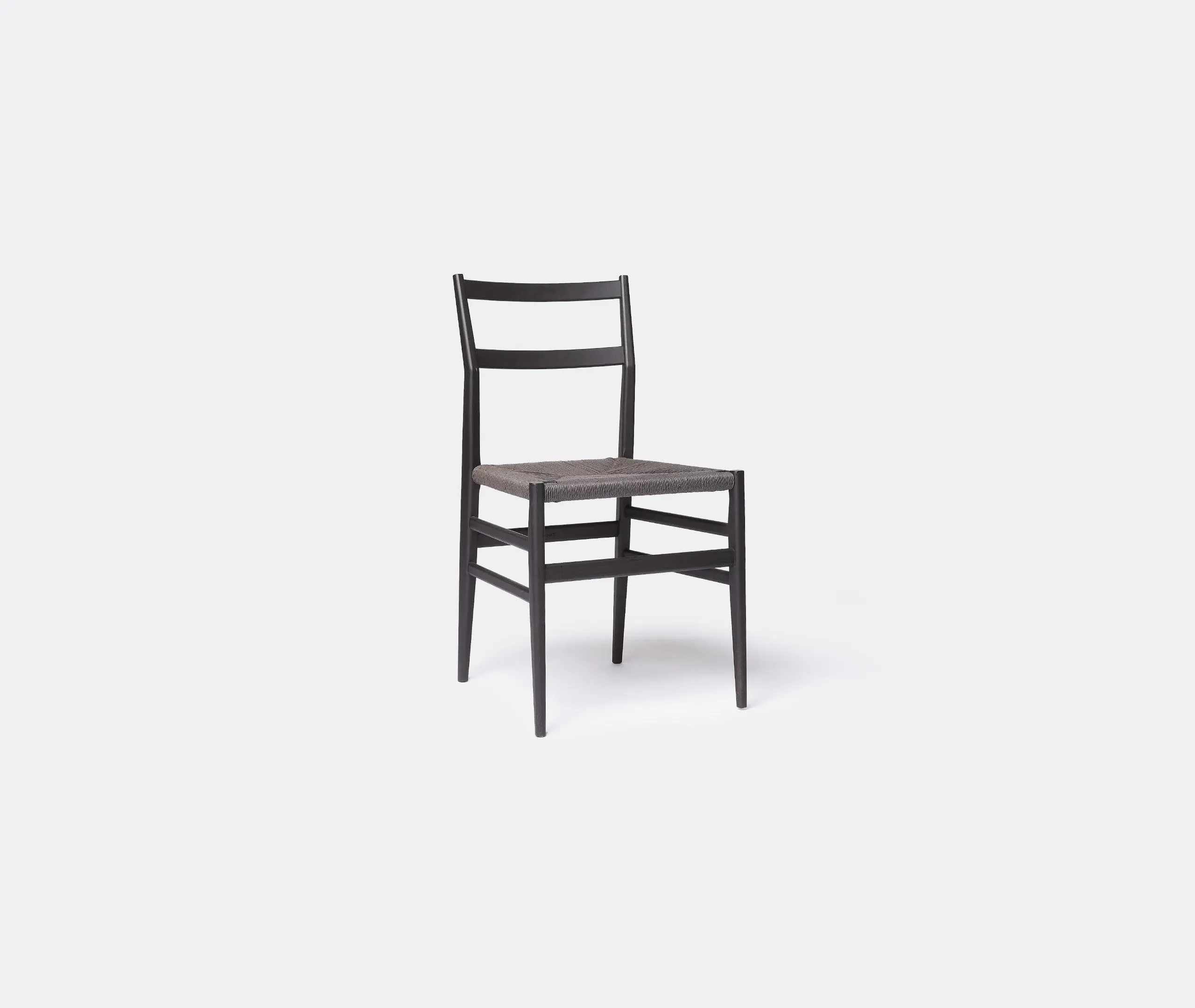 Dining Chair with Padded Seat - Black, Walnut