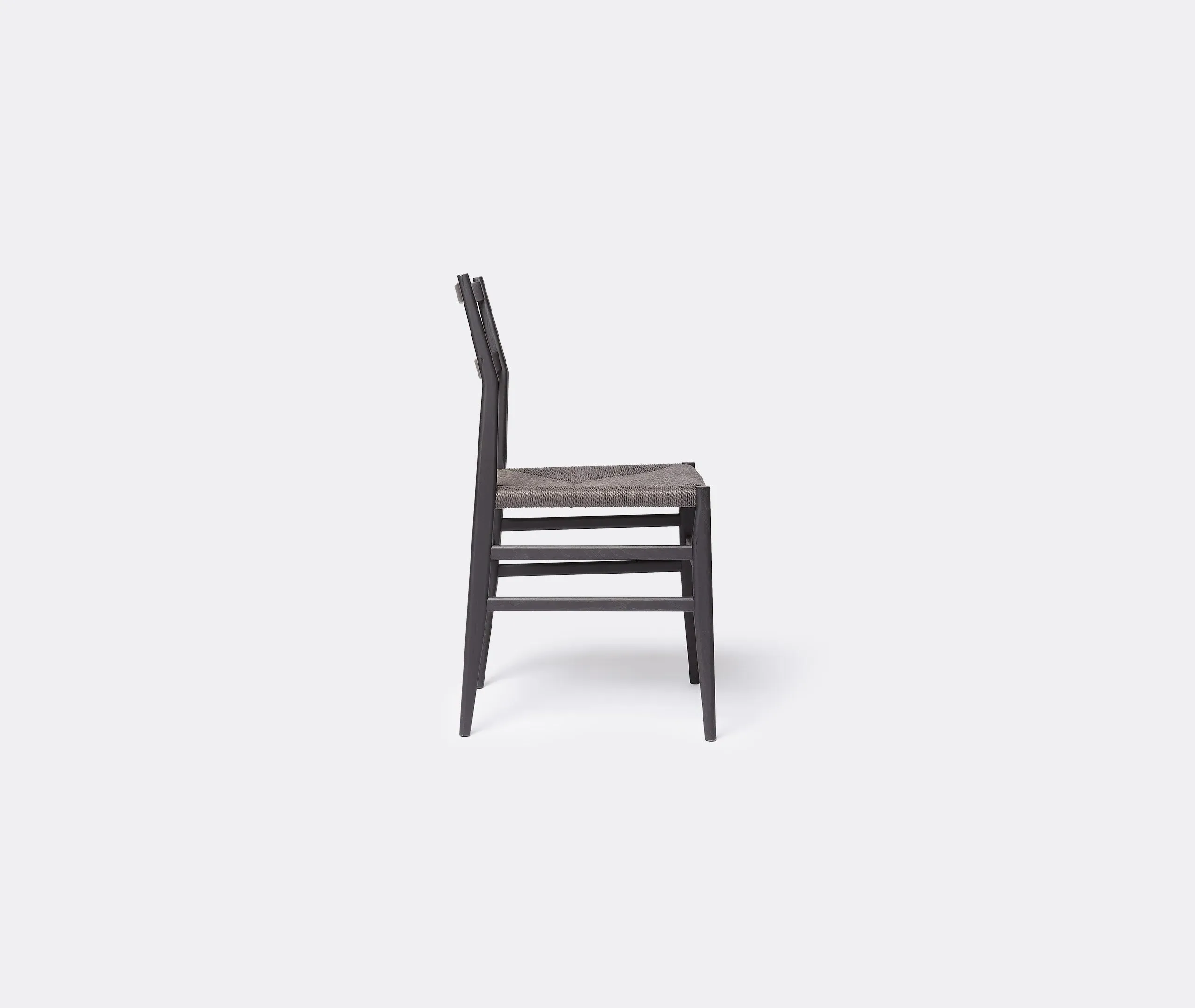 Dining Chair with Padded Seat - Black, Walnut