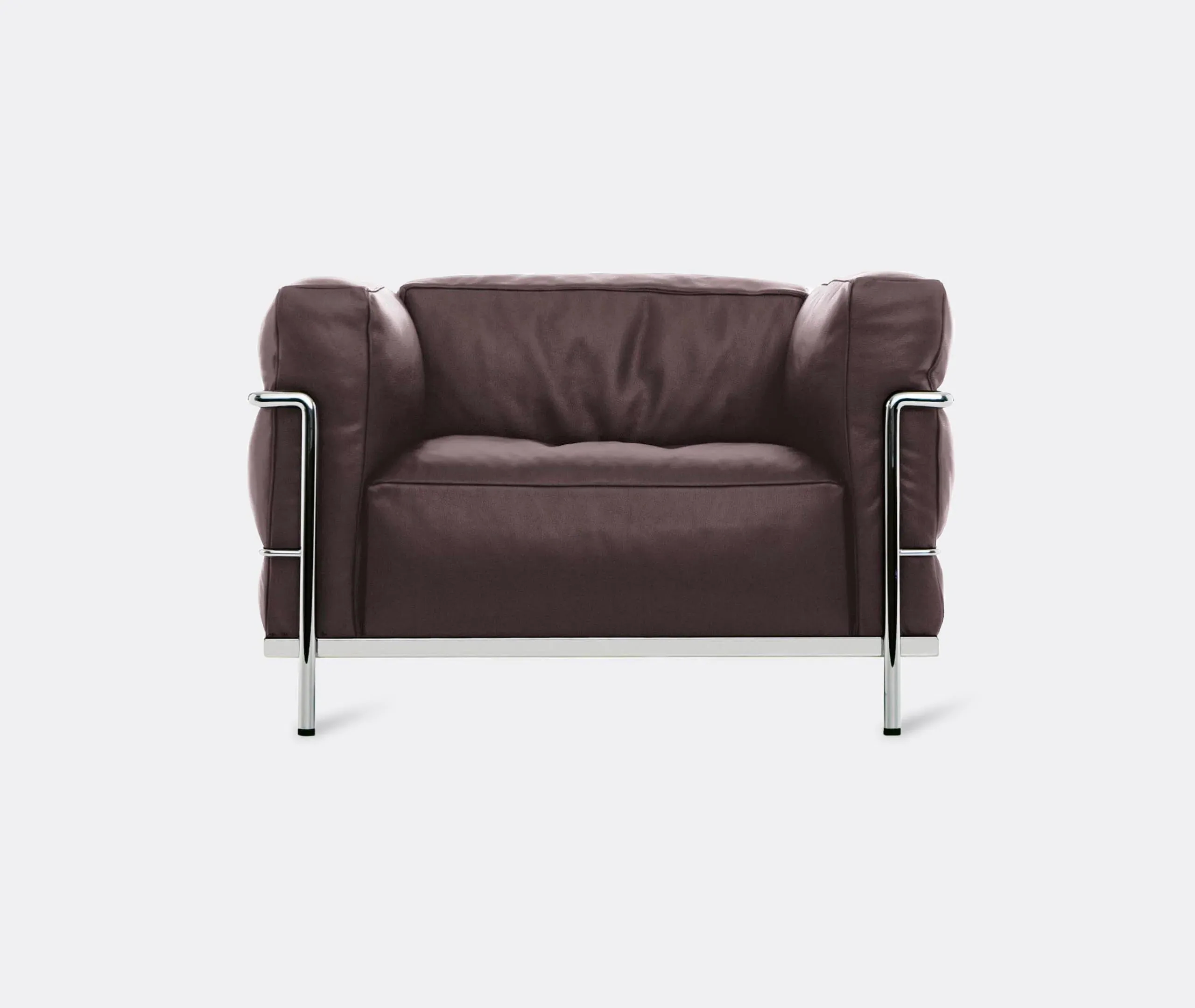 Grand Modele Padded Armchair - Brown, Leather