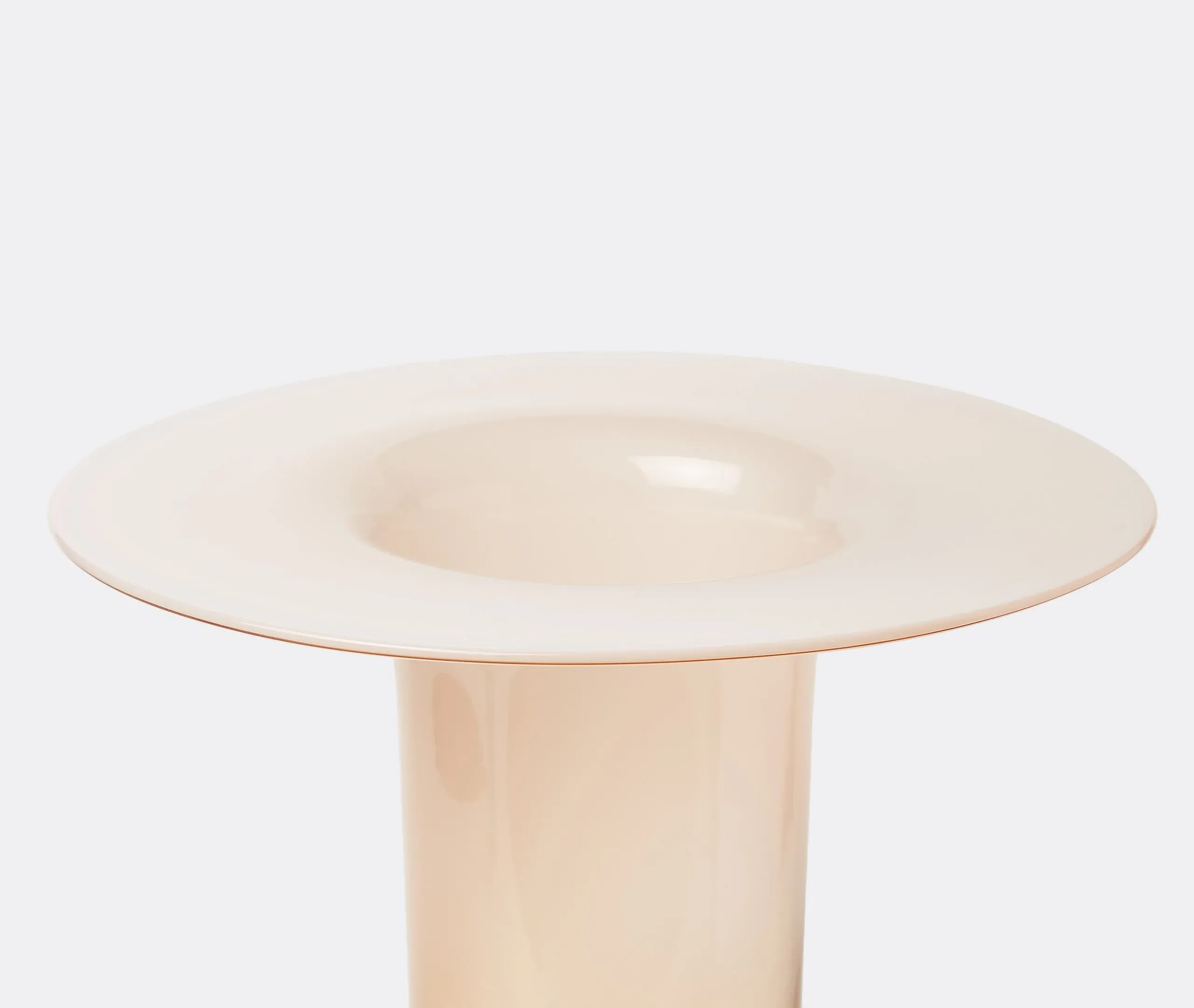 Large Vase Hand-Blown - Pink, Venetian Glass
