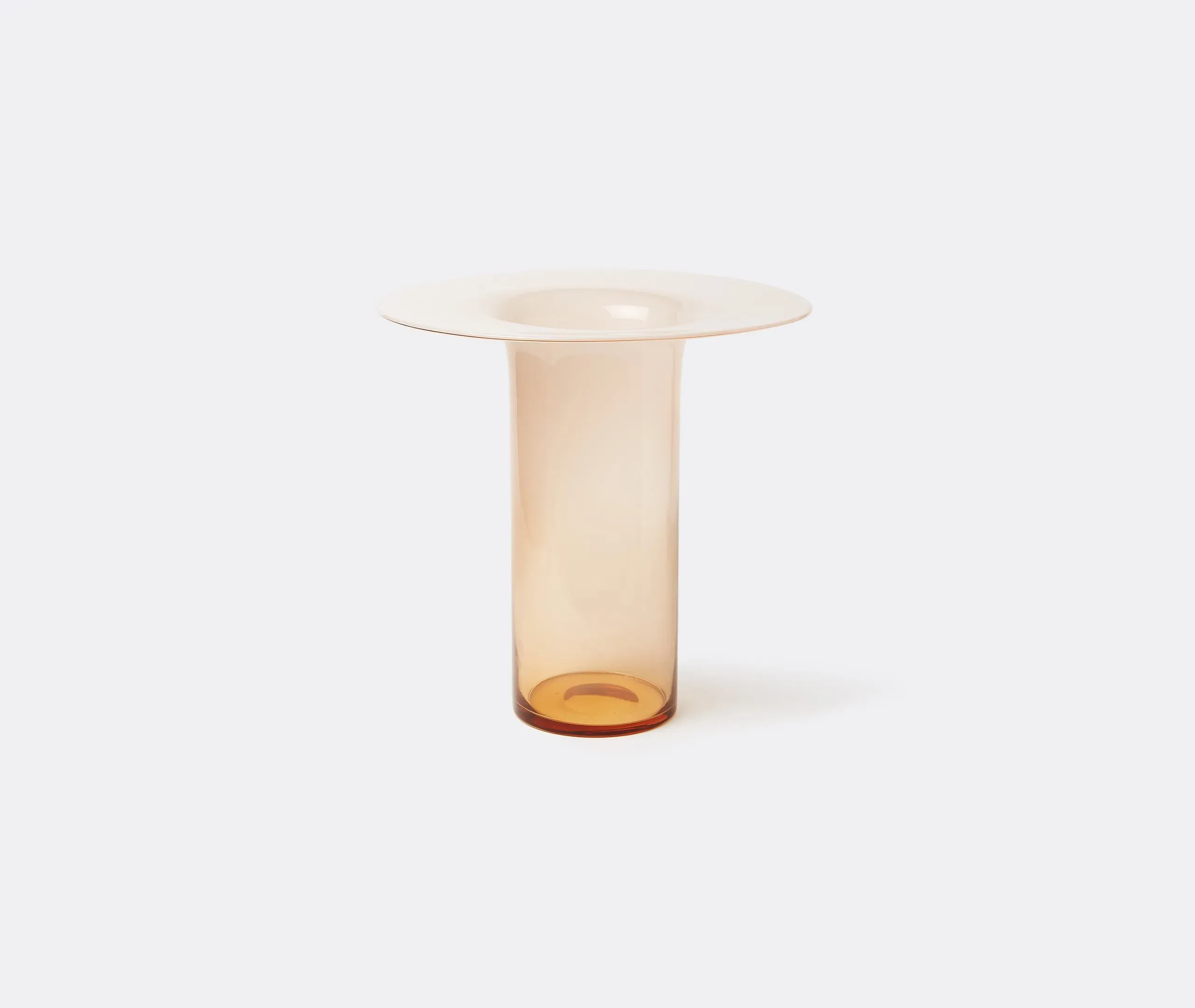 Large Vase Hand-Blown - Pink, Venetian Glass image